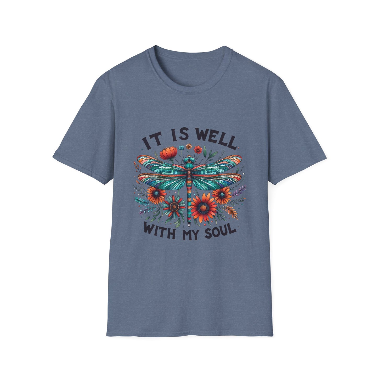 Faithful Soul Unisex Softstyle T-Shirt, Christian Graphic Tee, Inspirational Quote Shirt, Religious Gift, Comfort Fit Top