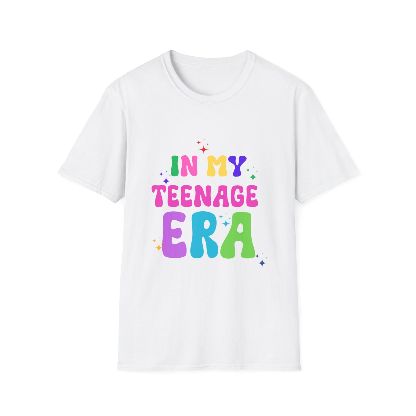 Vintage Vibes In My Teenage Era Unisex T-Shirt, Retro Graphic Tee, 90s Nostalgia Shirt, Hipster Fashion Top, Gift for Gen Z
