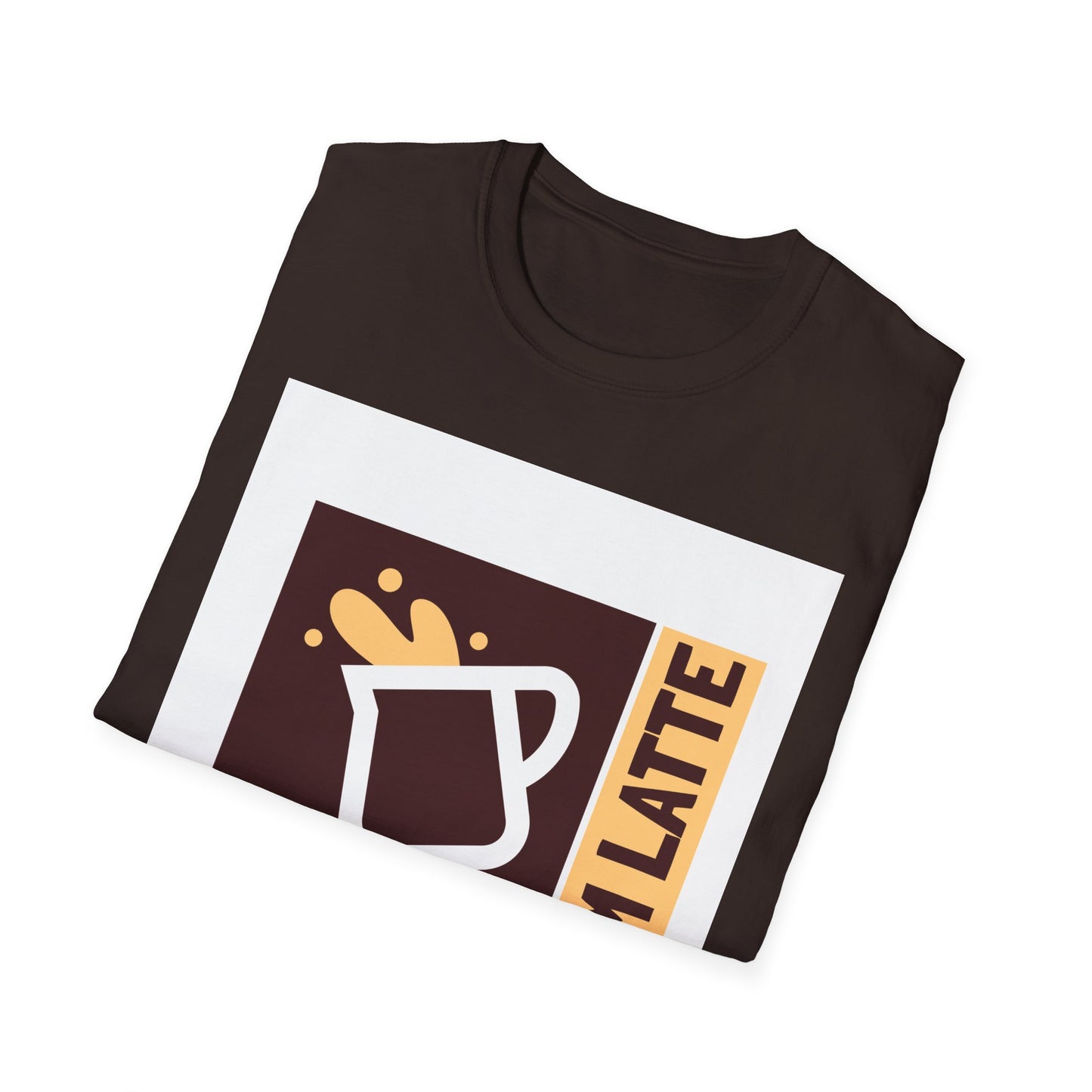 Sorry I'm Latte, Unisex Softstyle T-Shirt, Coffee lover, Funny Coffee Shirt, Gift for Coffee Drinkers, Coffee Obsessed Apparel