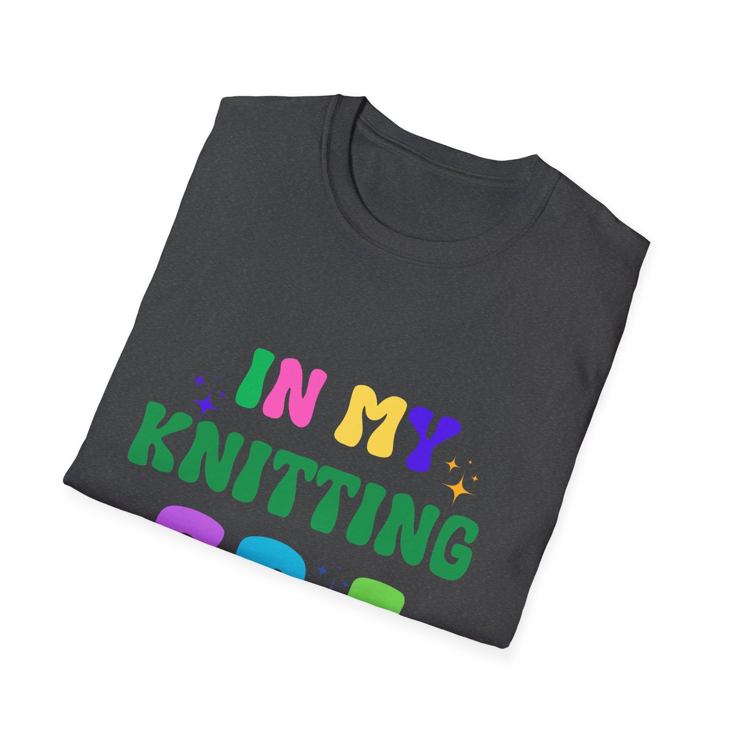 Knitting Era Unisex Softstyle T-Shirt, Knit Lover Gift Tee, Comfy Knitting Shirt, Knitter's Wardrobe Essential, Knitting Hobby Apparel
