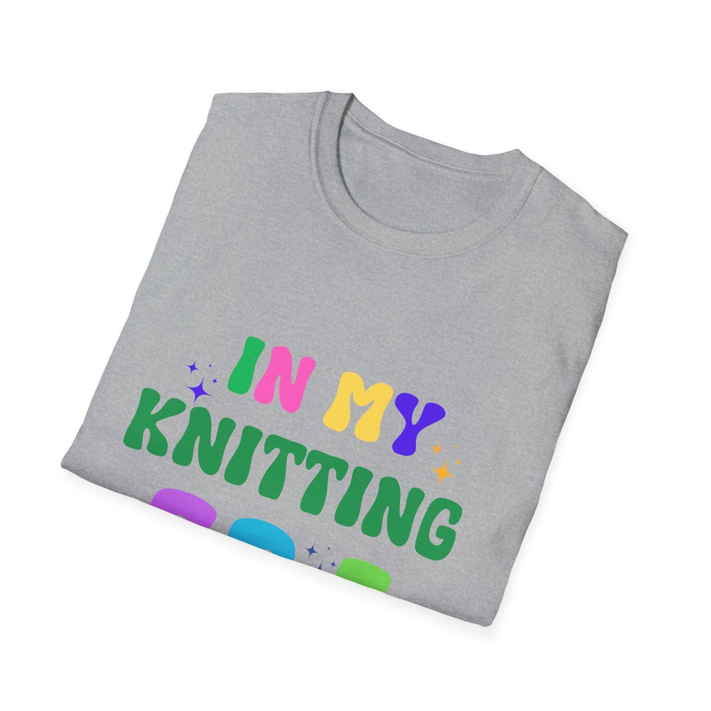 Knitting Era Unisex Softstyle T-Shirt, Knit Lover Gift Tee, Comfy Knitting Shirt, Knitter's Wardrobe Essential, Knitting Hobby Apparel