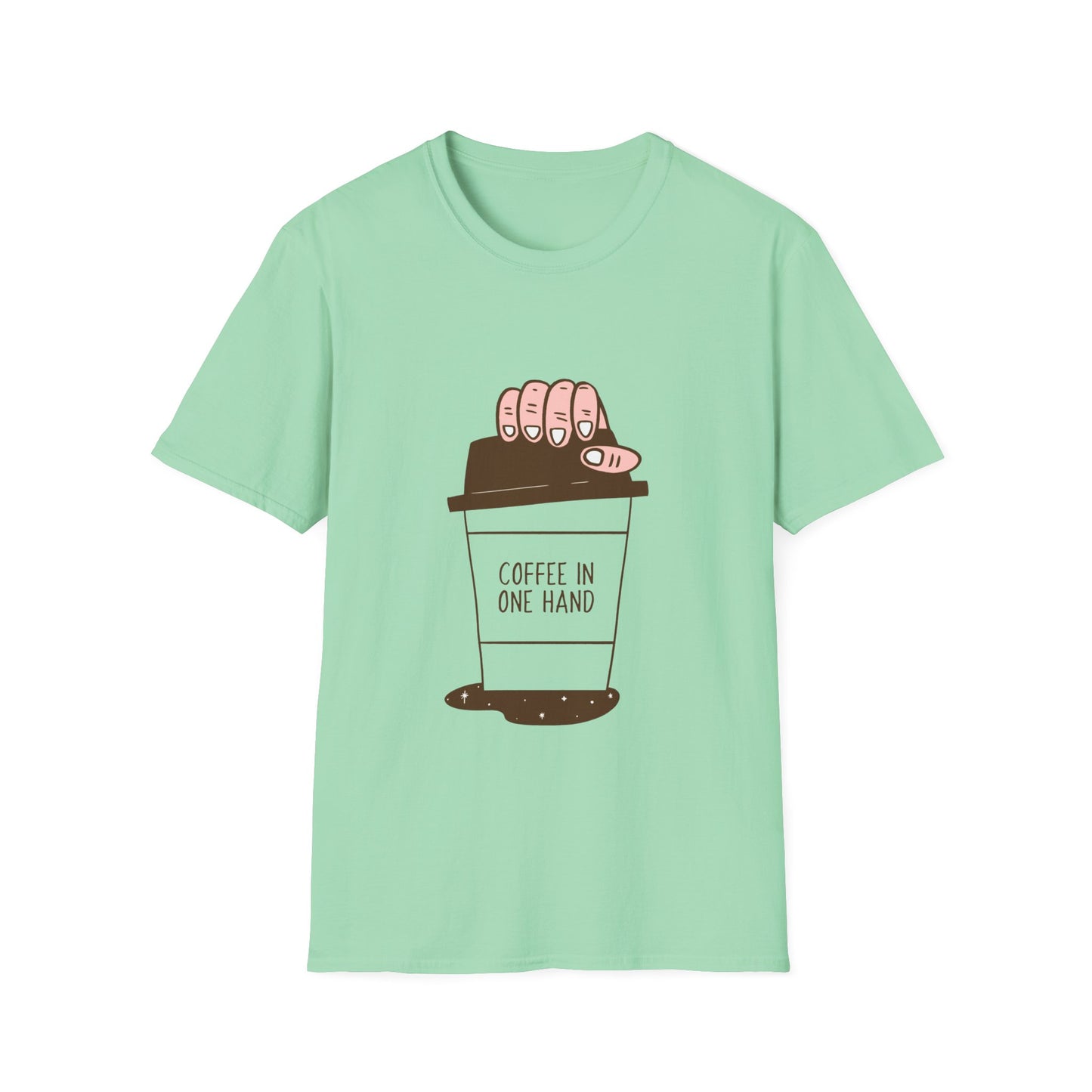 Coffee Confidence Unisex T-Shirt, Funny Graphic Tee, Coffee Lover Gift, Inspirational Quote Shirt, Caffeine Addict Top