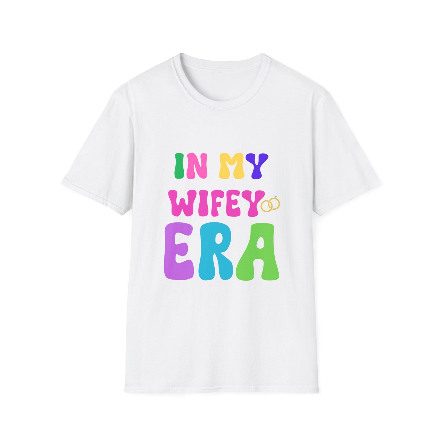 Wifey Era T-Shirt, Husband Gift, Wife Gift, Unisex Tee, Softstyle Shirt, Couple Shirt