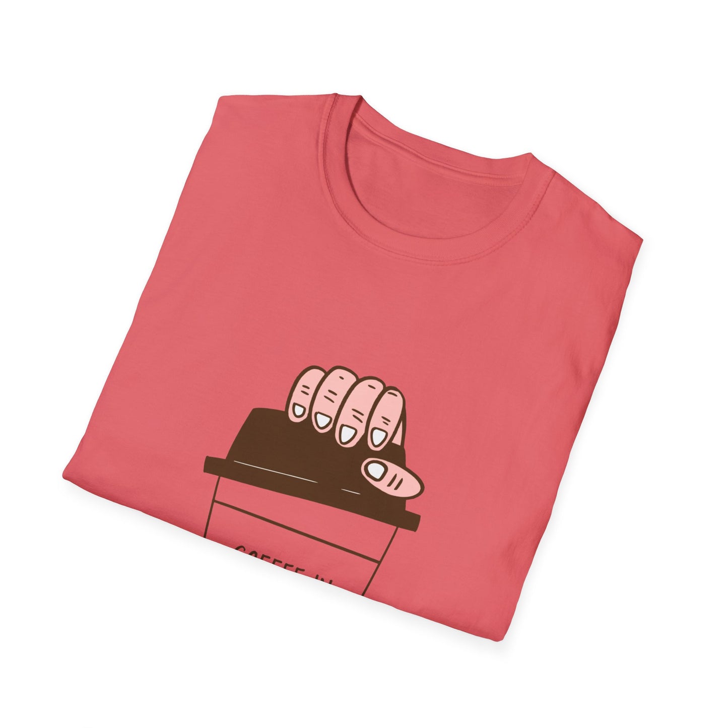 Coffee Confidence Unisex T-Shirt, Funny Graphic Tee, Coffee Lover Gift, Inspirational Quote Shirt, Caffeine Addict Top