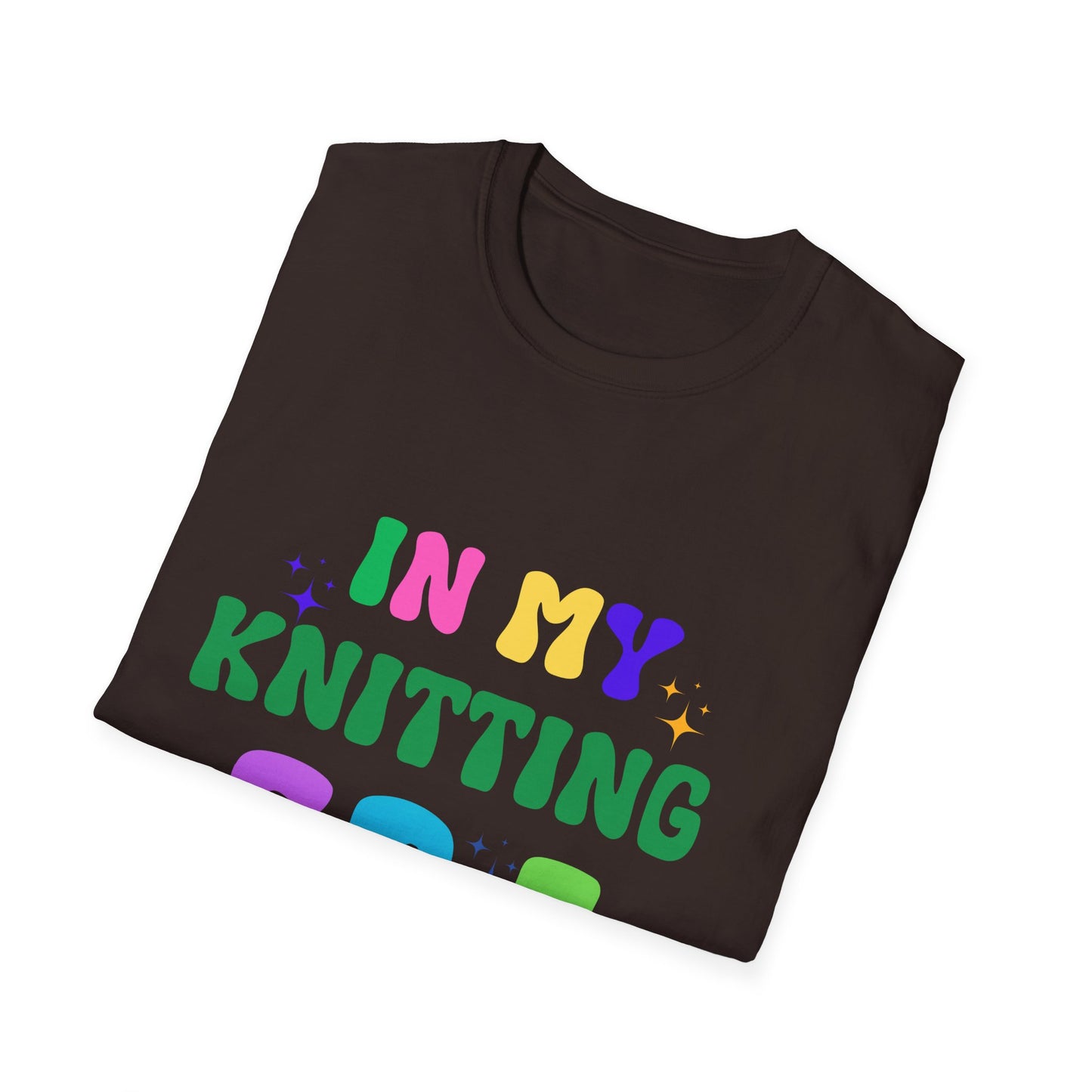 Knitting Era Unisex Softstyle T-Shirt, Knit Lover Gift Tee, Comfy Knitting Shirt, Knitter's Wardrobe Essential, Knitting Hobby Apparel