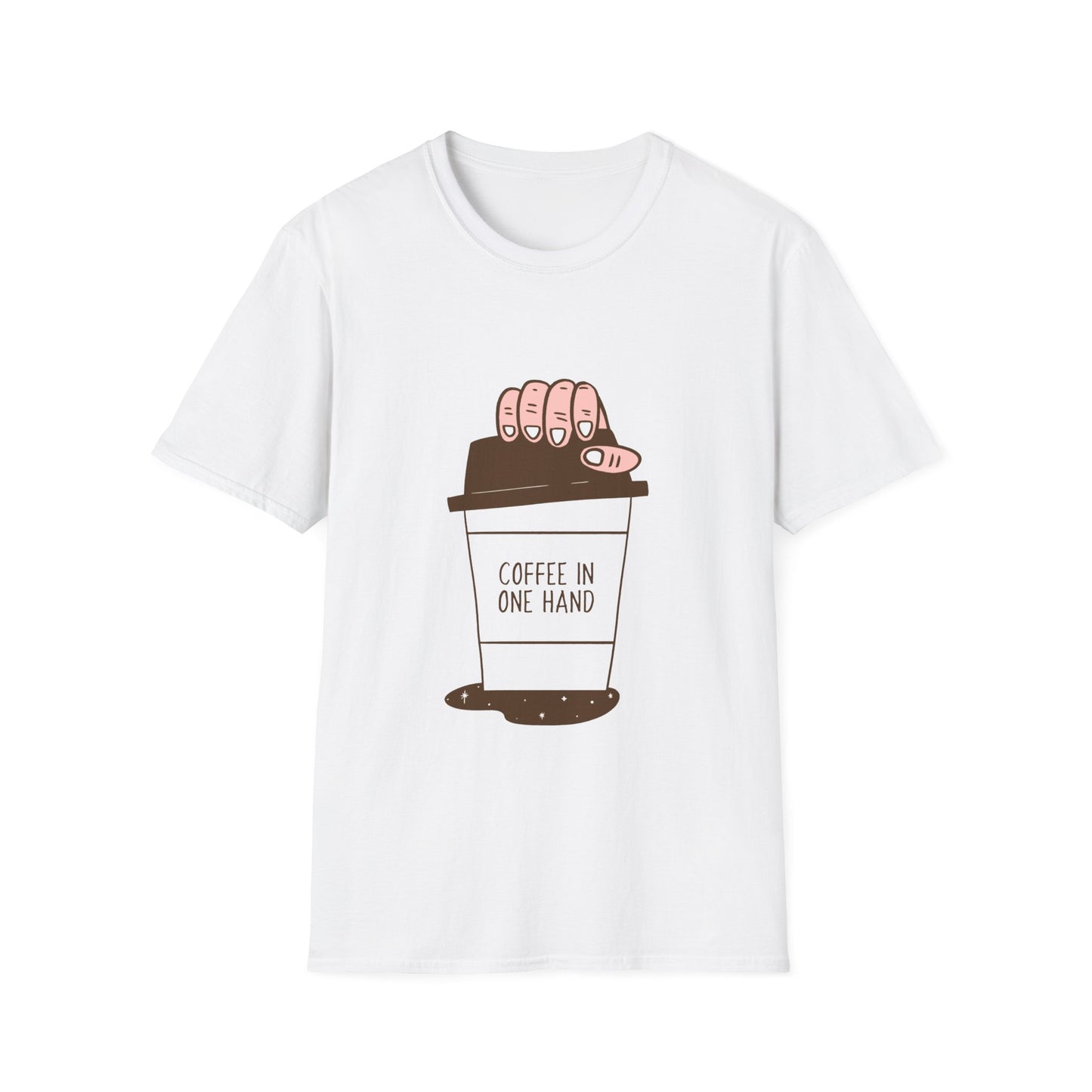 Coffee Confidence Unisex T-Shirt, Funny Graphic Tee, Coffee Lover Gift, Inspirational Quote Shirt, Caffeine Addict Top