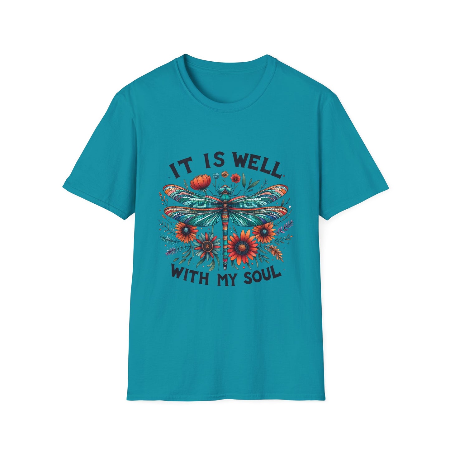Faithful Soul Unisex Softstyle T-Shirt, Christian Graphic Tee, Inspirational Quote Shirt, Religious Gift, Comfort Fit Top
