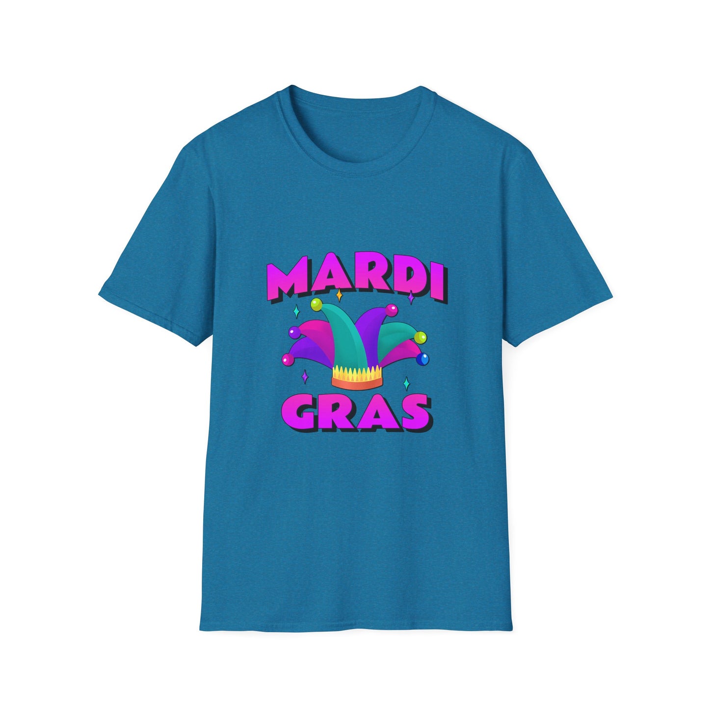 Mardi Gras T-Shirt, Fat Tuesday Tee, Carnival Shirt, Unisex Softstyle Top, Festival Wear