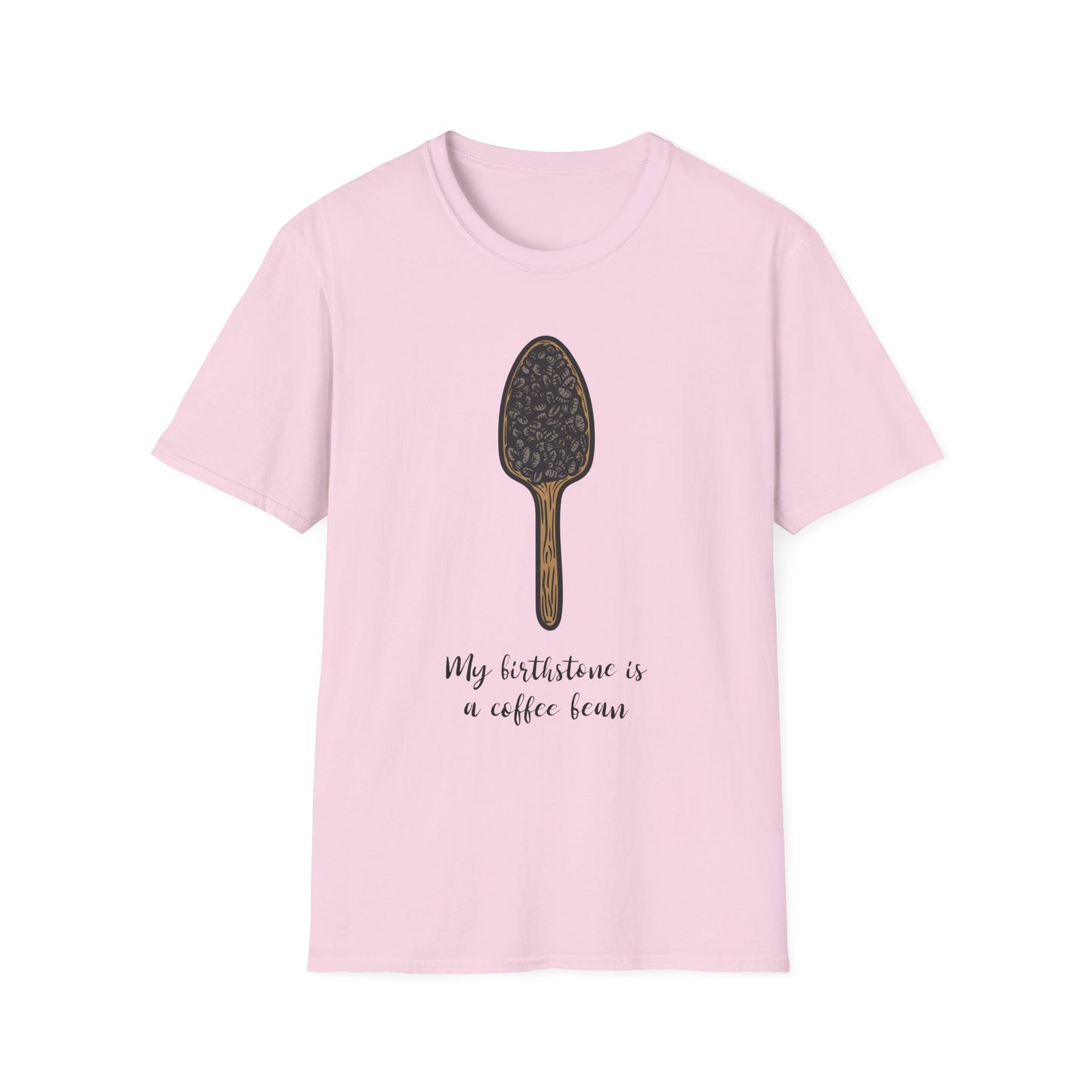Coffee Bean Birthstone Unisex T-Shirt, Coffee Lover Tee, Funny Coffee Shirt, Gift for Coffee Drinkers, Coffee Obsessed Apparel
