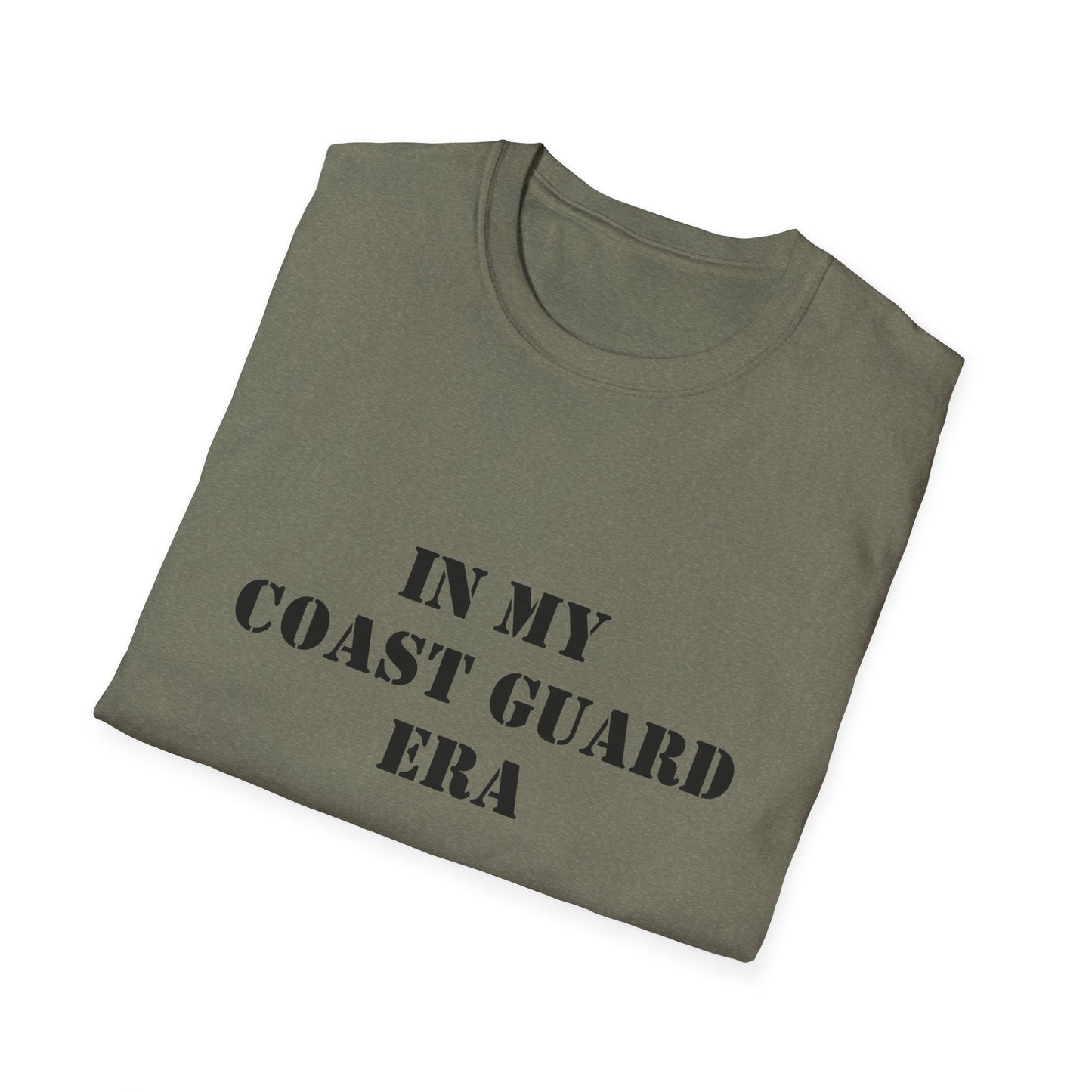 Coast Guard Era Unisex Softstyle T-Shirt, Nautical Tee, Ocean Lover Gift, Graphic Tee, Naval Theme Top