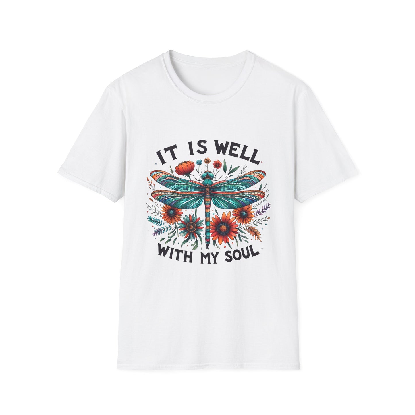 Faithful Soul Unisex Softstyle T-Shirt, Christian Graphic Tee, Inspirational Quote Shirt, Religious Gift, Comfort Fit Top