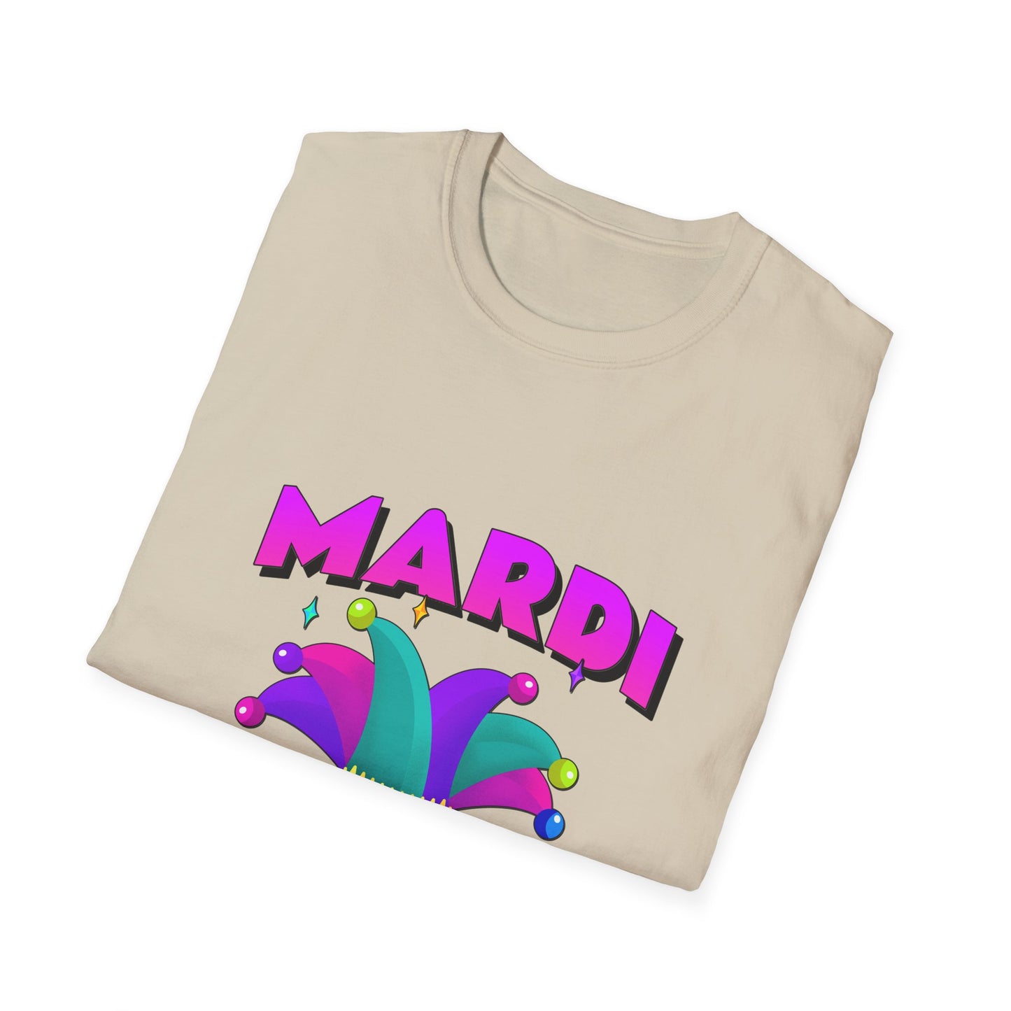 Mardi Gras T-Shirt, Fat Tuesday Tee, Carnival Shirt, Unisex Softstyle Top, Festival Wear