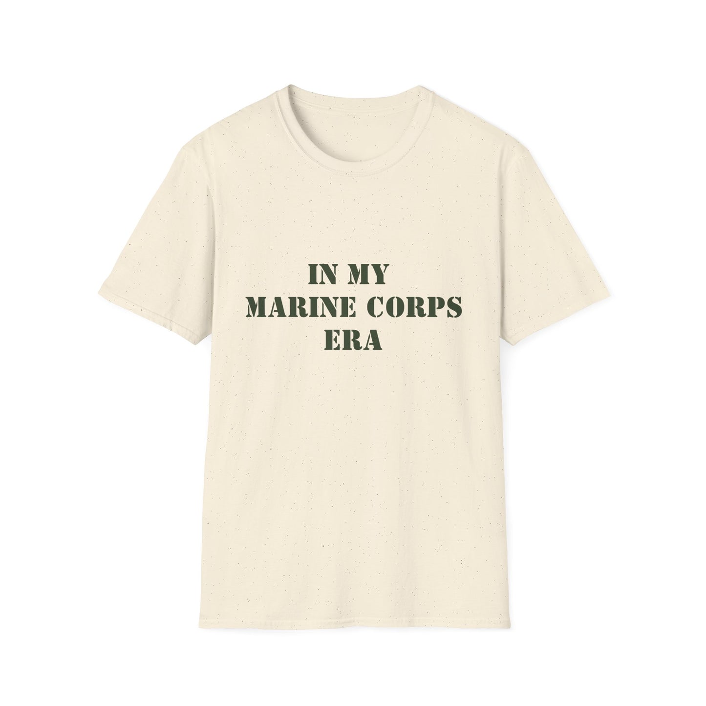 Marine Corps Era Unisex Softstyle T-Shirt, Military Veteran Tee, Army Soldier Shirt, Patriotic Apparel, Armed Forces Gift