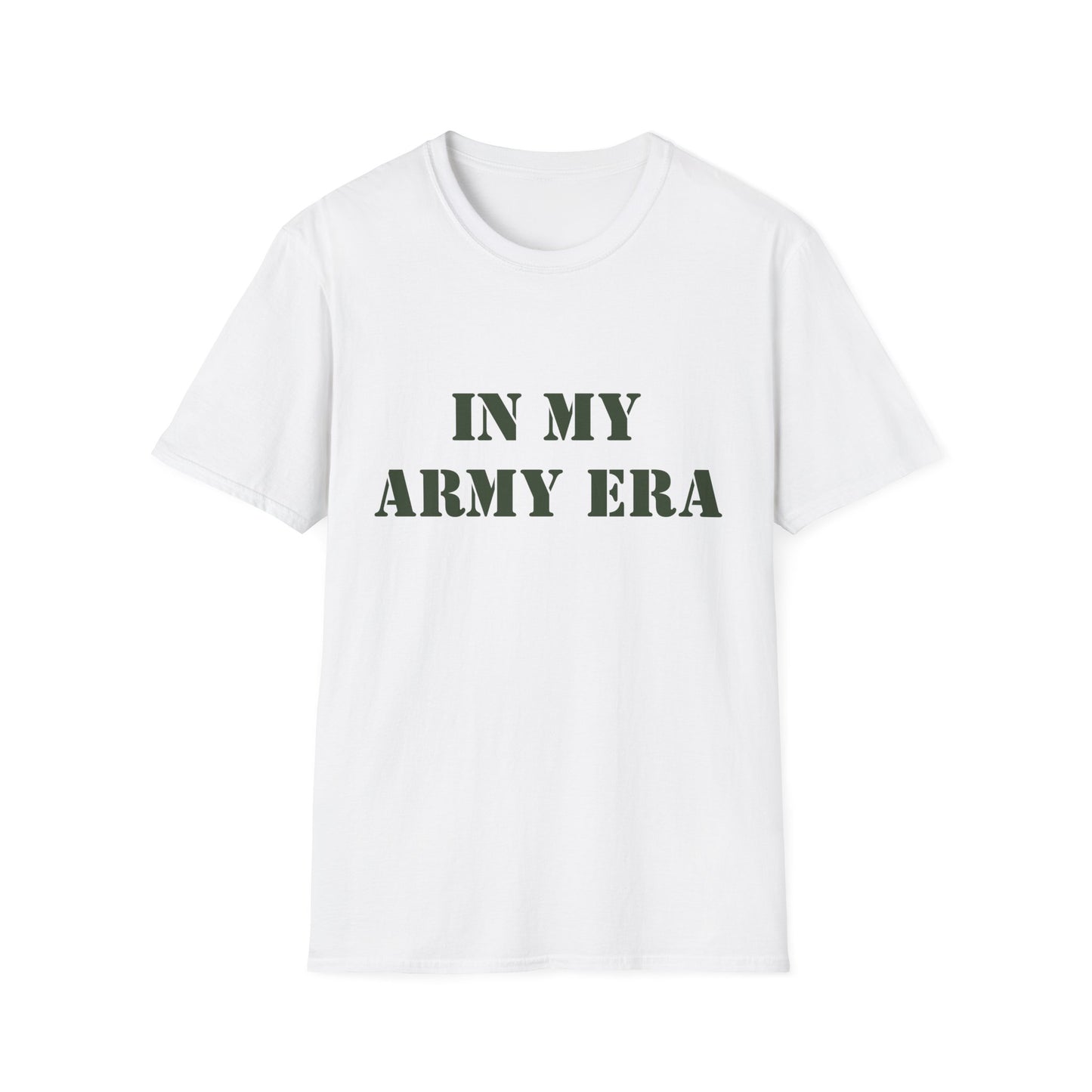 Vintage Military Unisex T-Shirt, Army Era Tee, Military Style Shirt, Camouflage Graphic Tee, Army Green Shirt