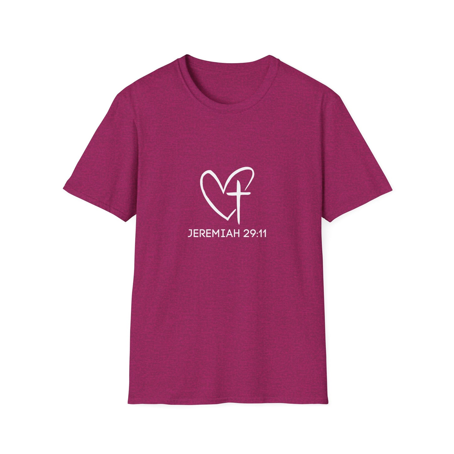 Jeremiah 29:11 Christian T-Shirt, Inspirational Bible Verse Tee Shirt, Religious Scripture Clothing, Comfortable Soft Cotton Men's/Women's