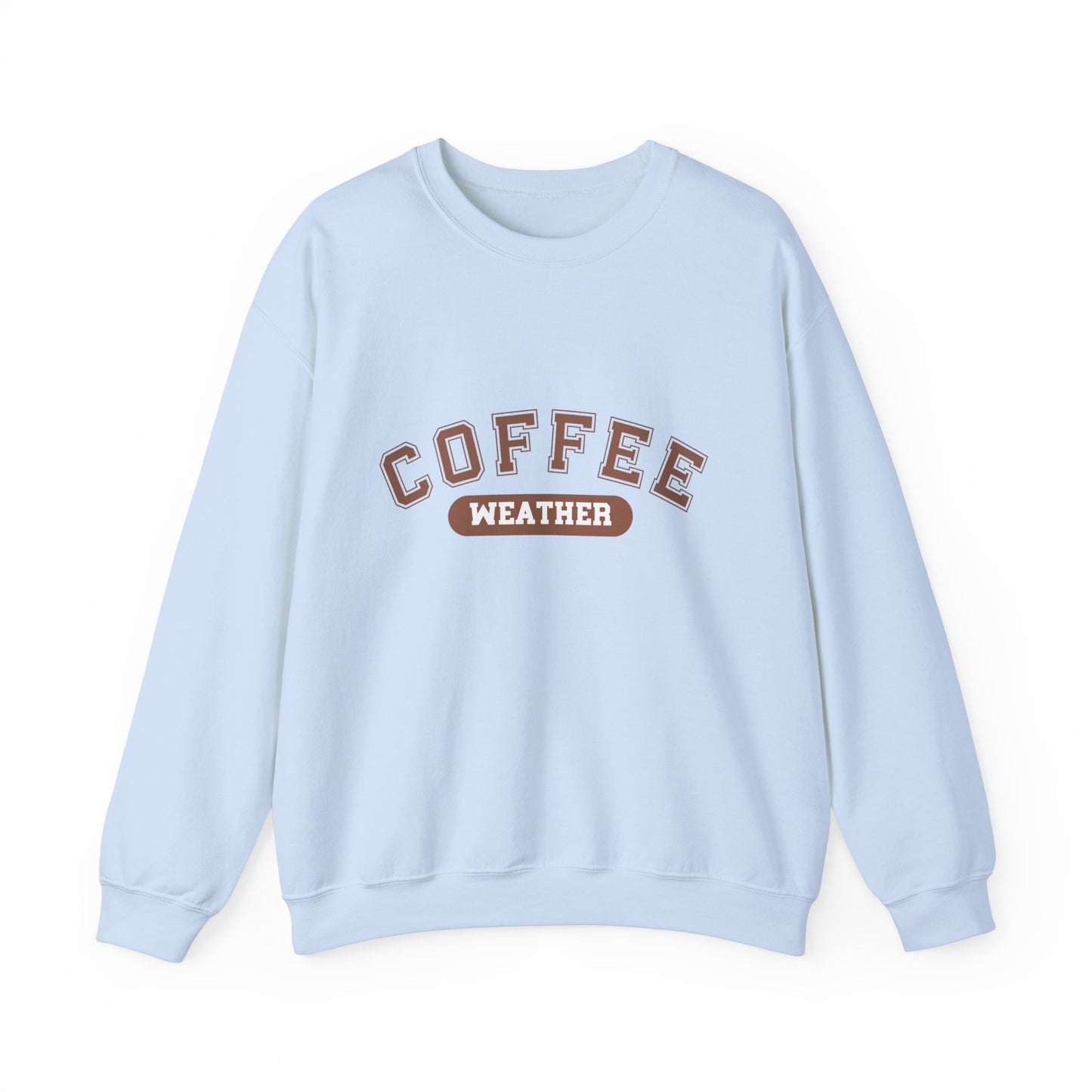 Coffee Weather Sweatshirt, Cozy Winter Jumper, Warm Fall Pullover, Gift for Coffee Lovers, Hygge Clothing, Comfy Sweater