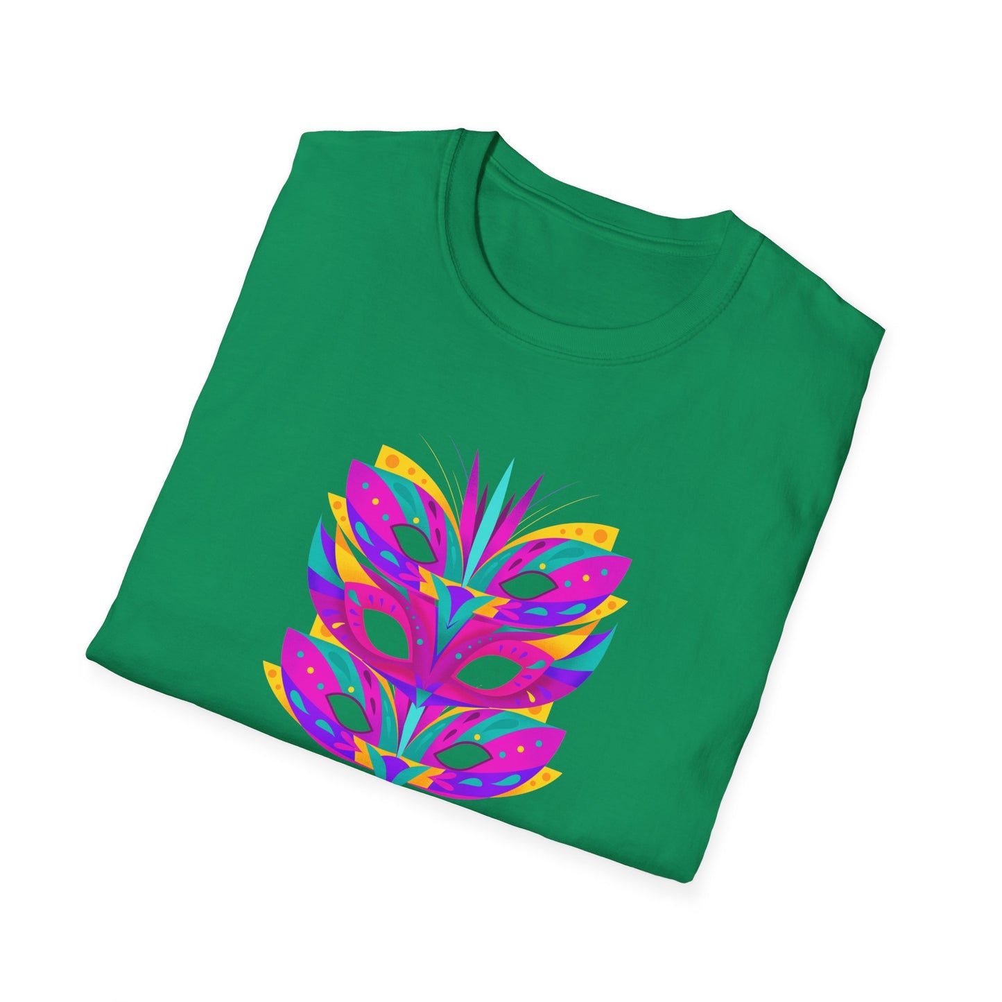 Mardi Gras is my Biggest Favorite Mistake Unisex Softstyle T-Shirt, Party SHirt, Fat Tuesday tee
