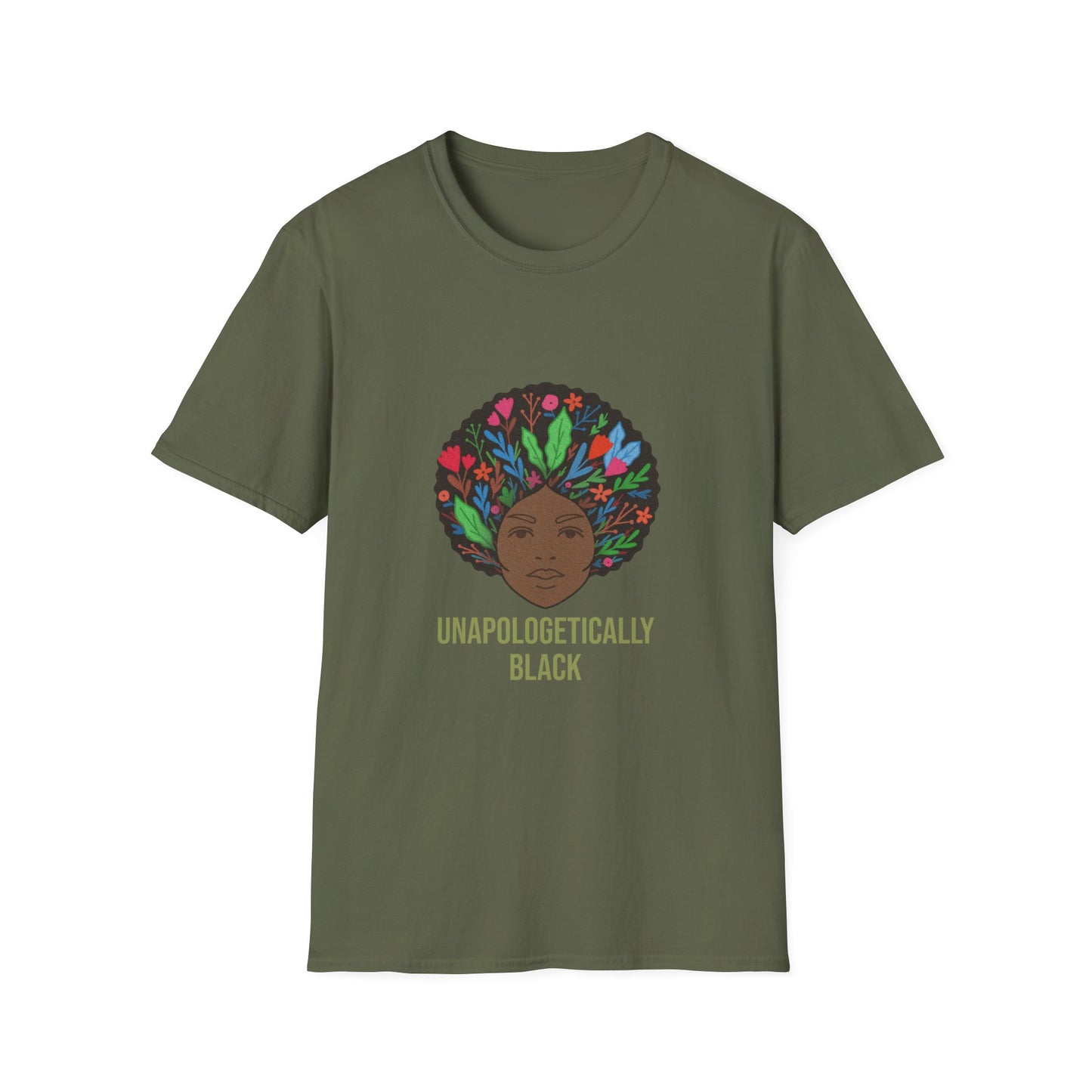 Black Pride Unisex Softstyle T-Shirt, African American Graphic Tee, Melanin Shirt for Men Women, Cultural Empowerment Top, Ethnic Heritage