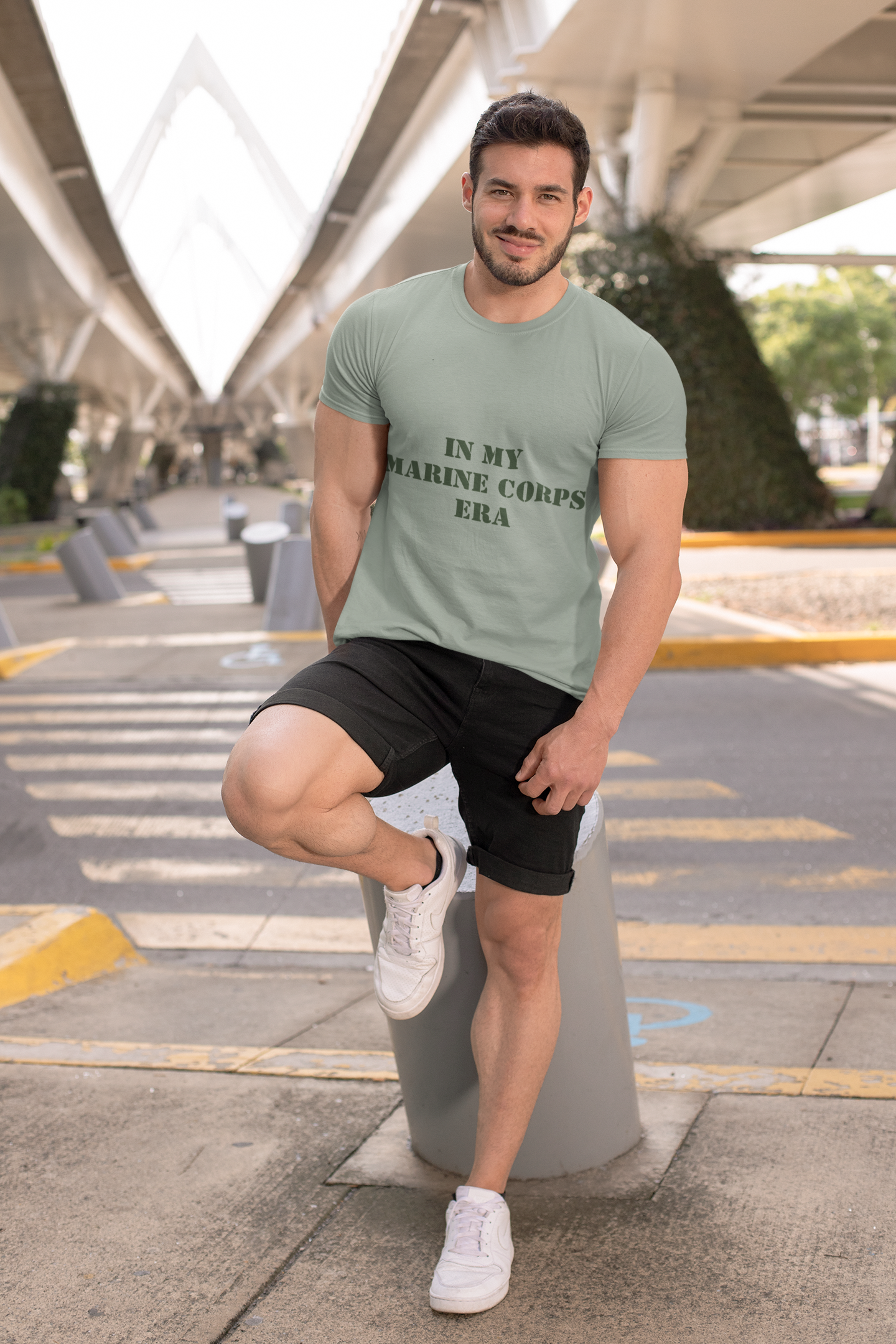 Marine Corps Era Unisex Softstyle T-Shirt, Military Veteran Tee, Army Soldier Shirt, Patriotic Apparel, Armed Forces Gift