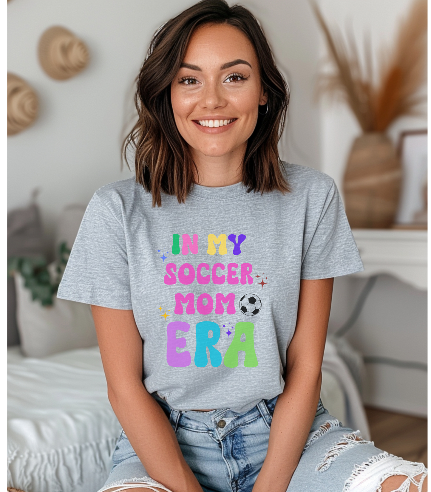 Soccer Mom Era Unisex T-Shirt, Sports Mom Tee, Soccer Mom Gift, Mom Life Shirt, Parenting Tee