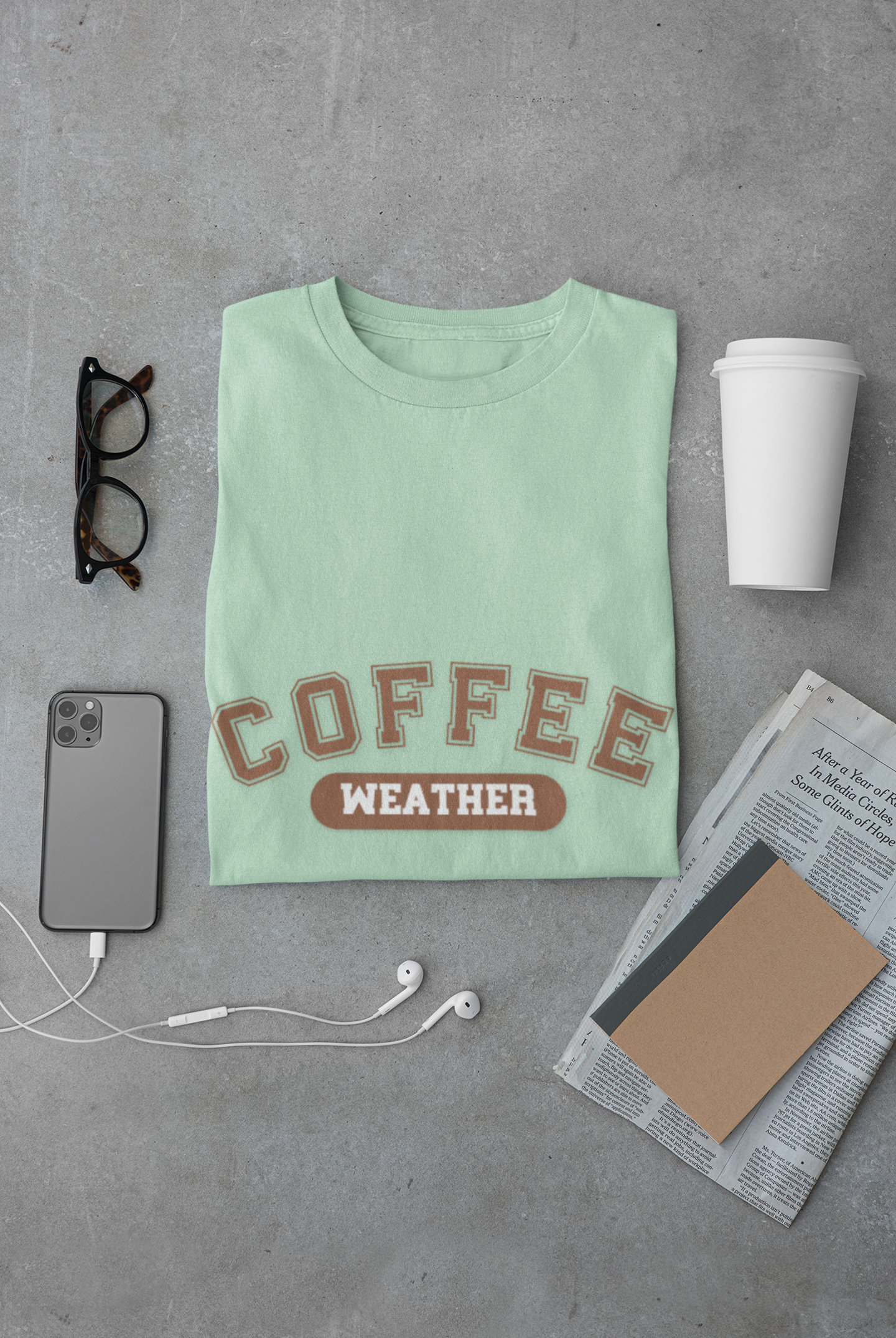 Coffee Weather Unisex T-Shirt, Coffee lover shirt, Cozy Tee, Fall fashion, Gift for coffee drinker, Coffee weather apparel