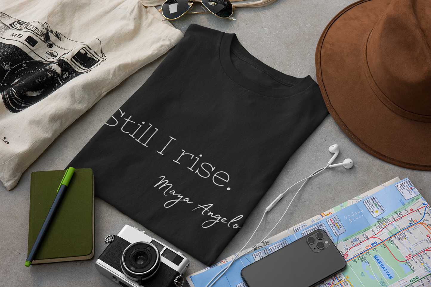 Still I Rise Maya Angelou Quote Tee, Inspirational Unisex Shirt, Empowering Tshirt, Positive Graphic Top, Gift for Book Lover