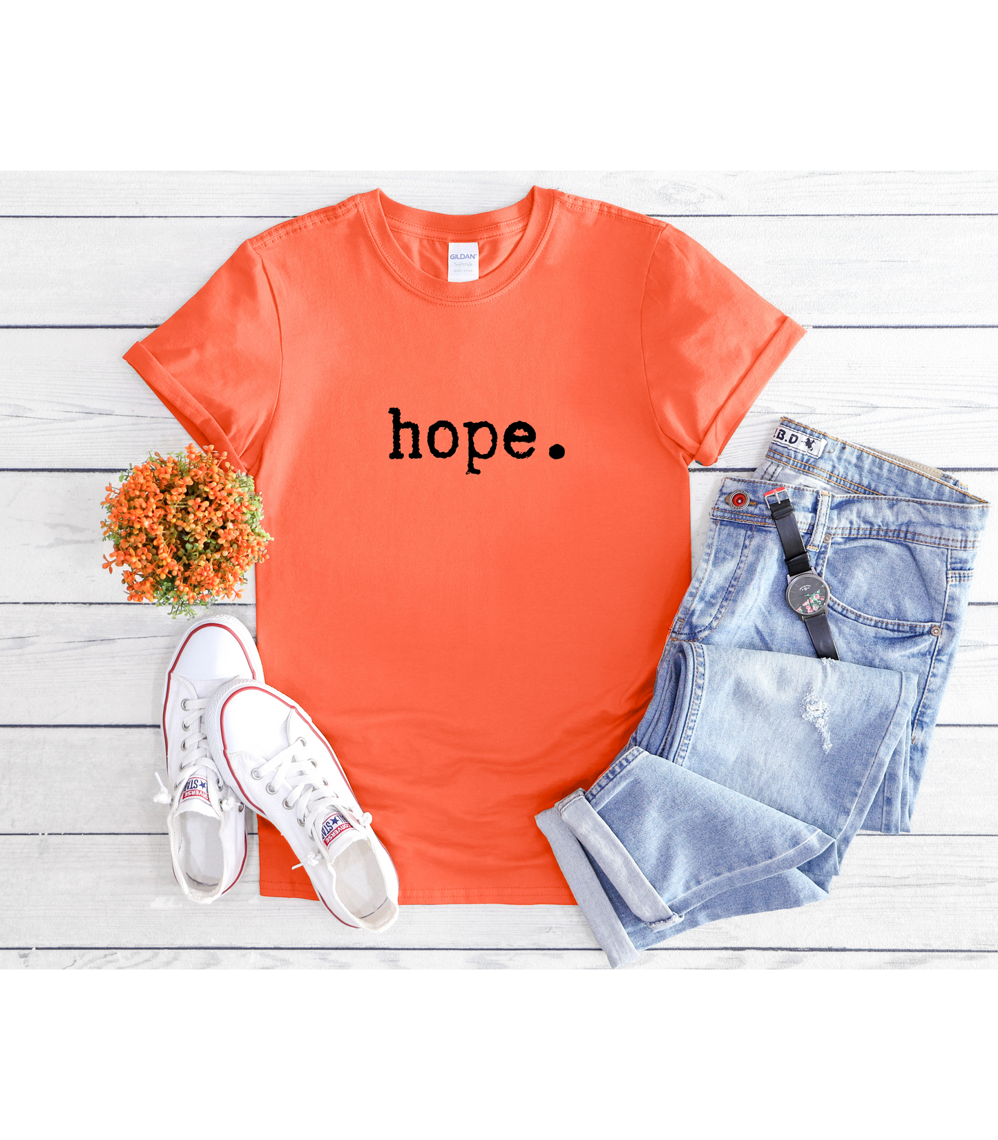 Hope Unisex Softstyle T-Shirt, Minimalist tee, minimalist fashion, Simple message t-shirt, gift for him, gift for her, message tee