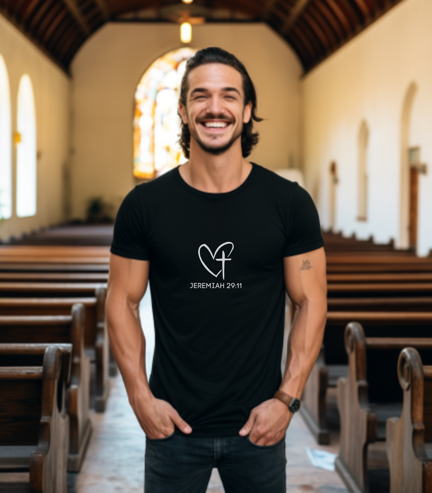 Jeremiah 29:11 Christian T-Shirt, Inspirational Bible Verse Tee Shirt, Religious Scripture Clothing, Comfortable Soft Cotton Men's/Women's