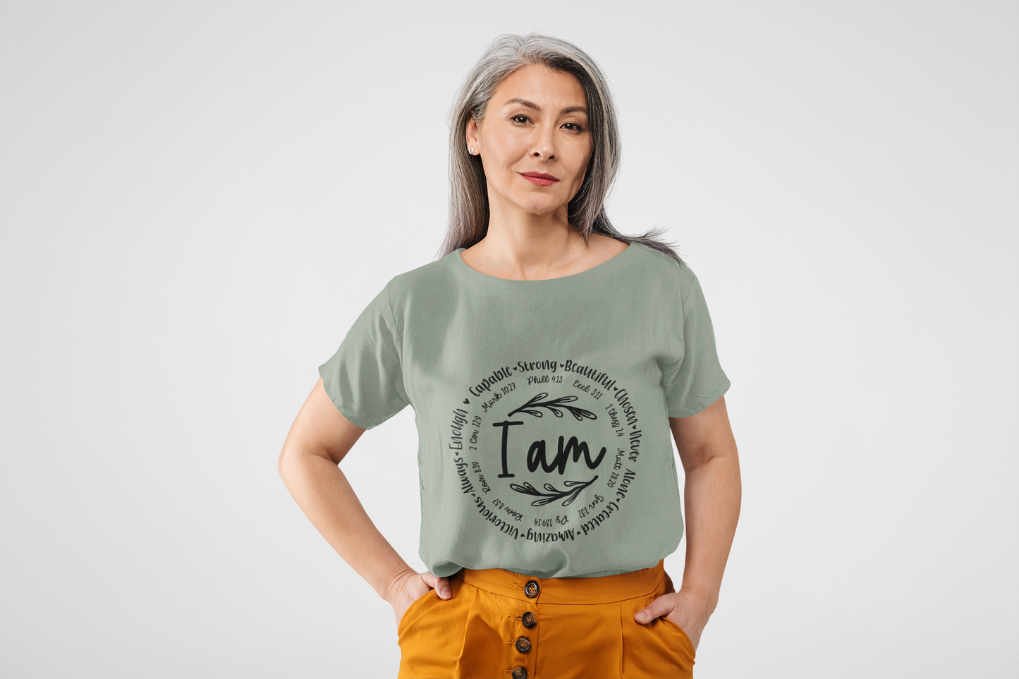 I am capable...Religious Bible Quote Unisex Softstyle T-Shirt, Faith-Based Tee, Christian Unisex Top, Inspirational Graphic Shirt