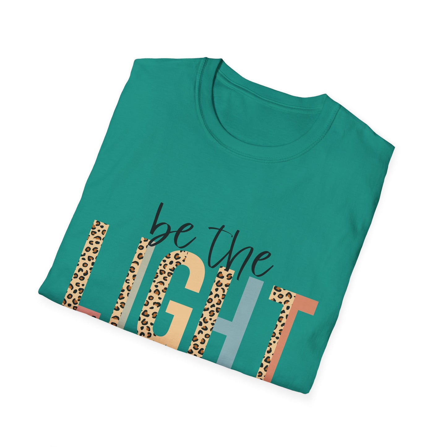 Religious Scripture Unisex T-Shirt, Inspirational Christian Tee, Be the Light Bible Verse Shirt, Matthew 5:14 Clothing, Spiritual Gift Top
