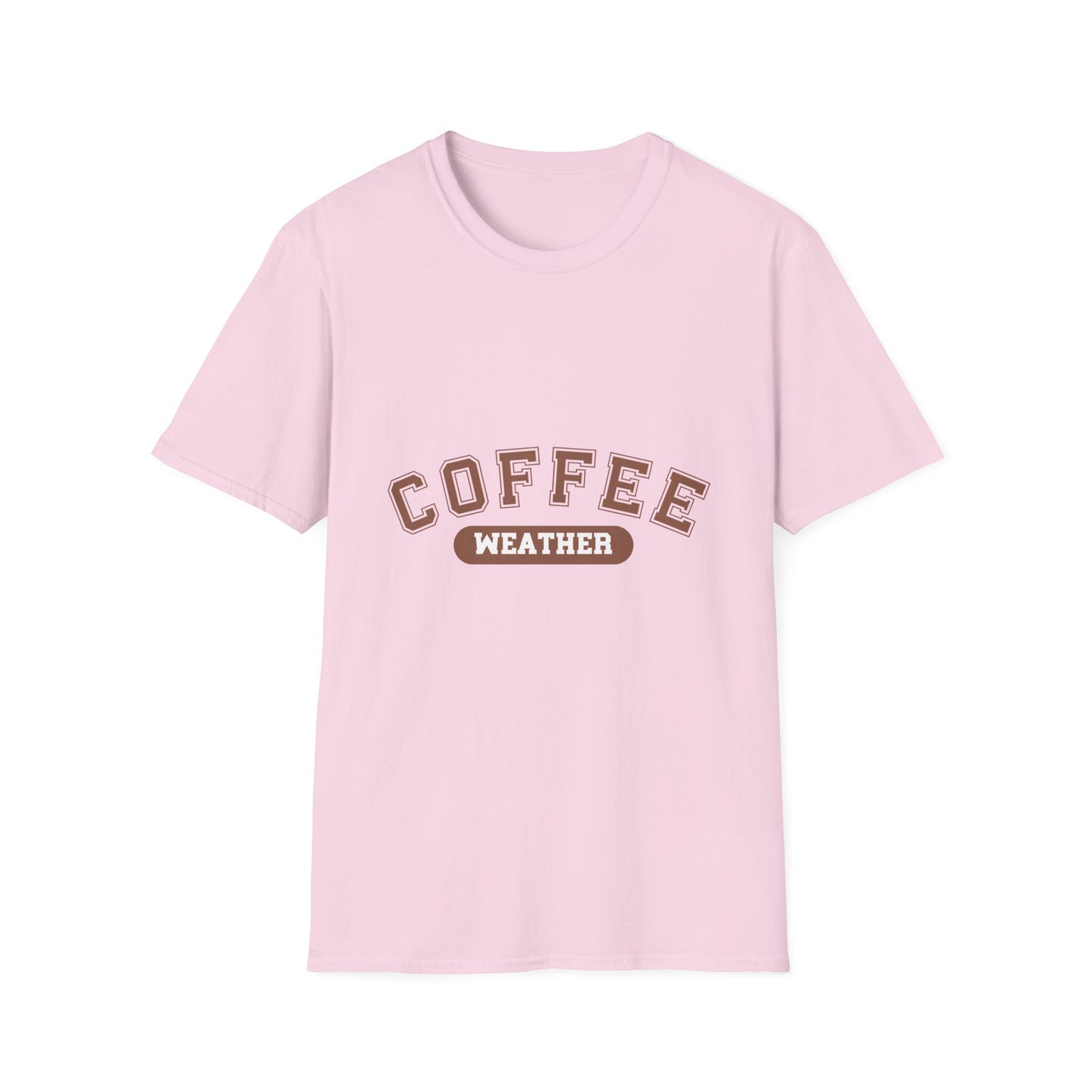 Coffee Weather Unisex T-Shirt, Coffee lover shirt, Cozy Tee, Fall fashion, Gift for coffee drinker, Coffee weather apparel