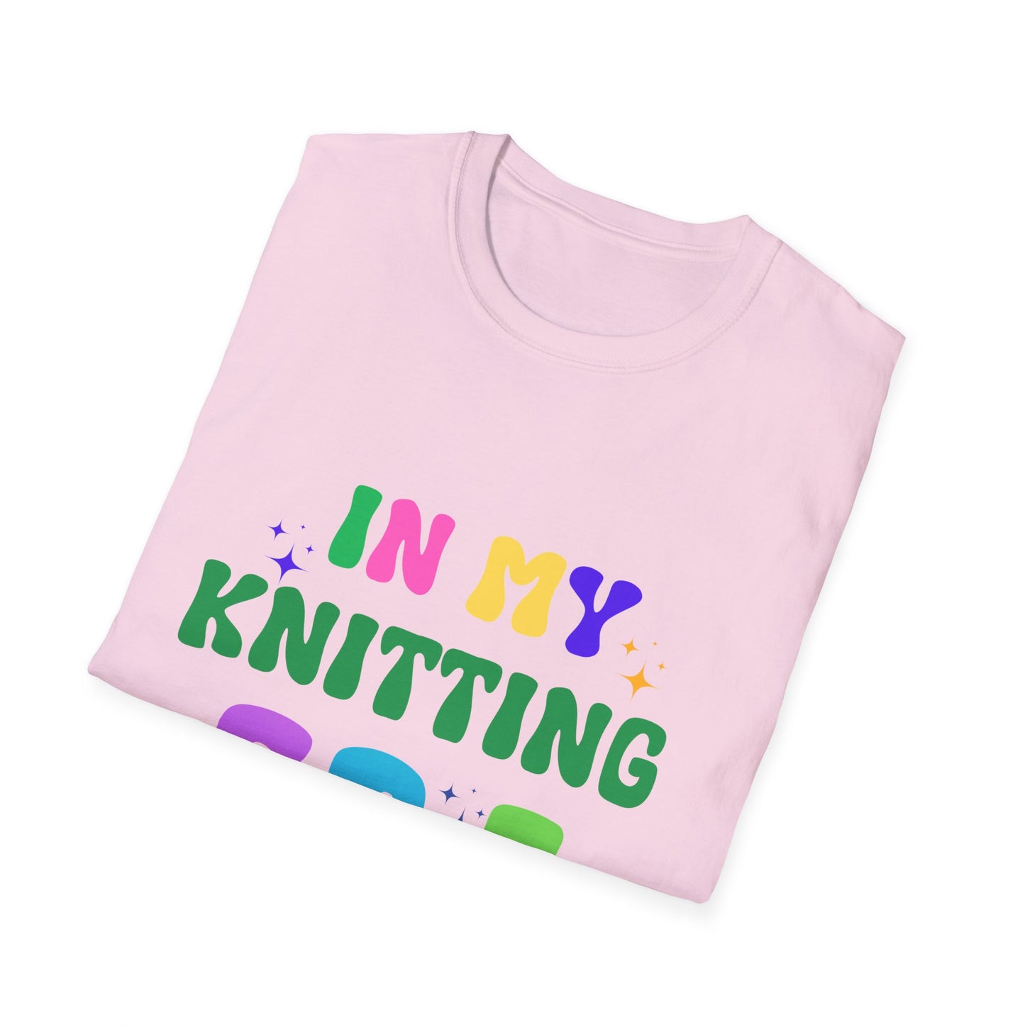 Knitting Era Unisex Softstyle T-Shirt, Knit Lover Gift Tee, Comfy Knitting Shirt, Knitter's Wardrobe Essential, Knitting Hobby Apparel