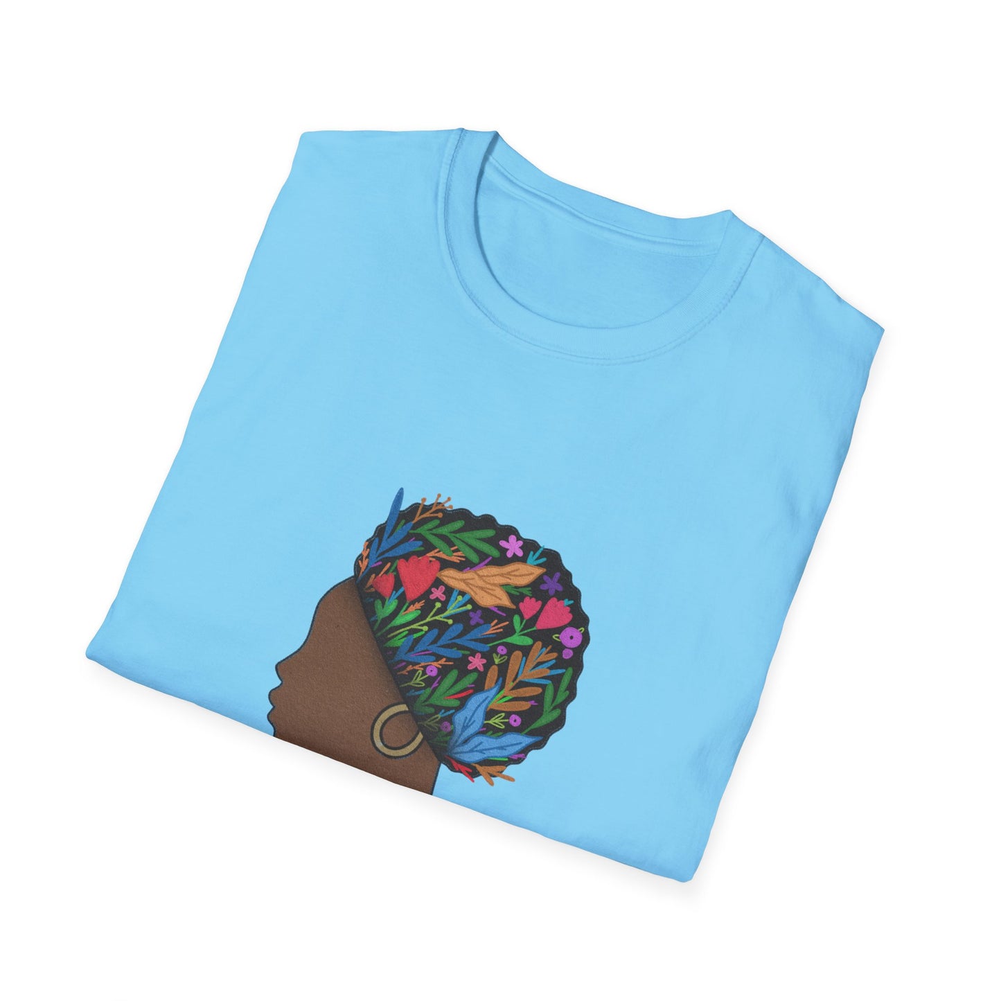 Never Forget Your Roots Graphic Unisex Softstyle T-Shirt, African American Heritage Tee, Juneteenth Gift, Black Lives Matter Apparel