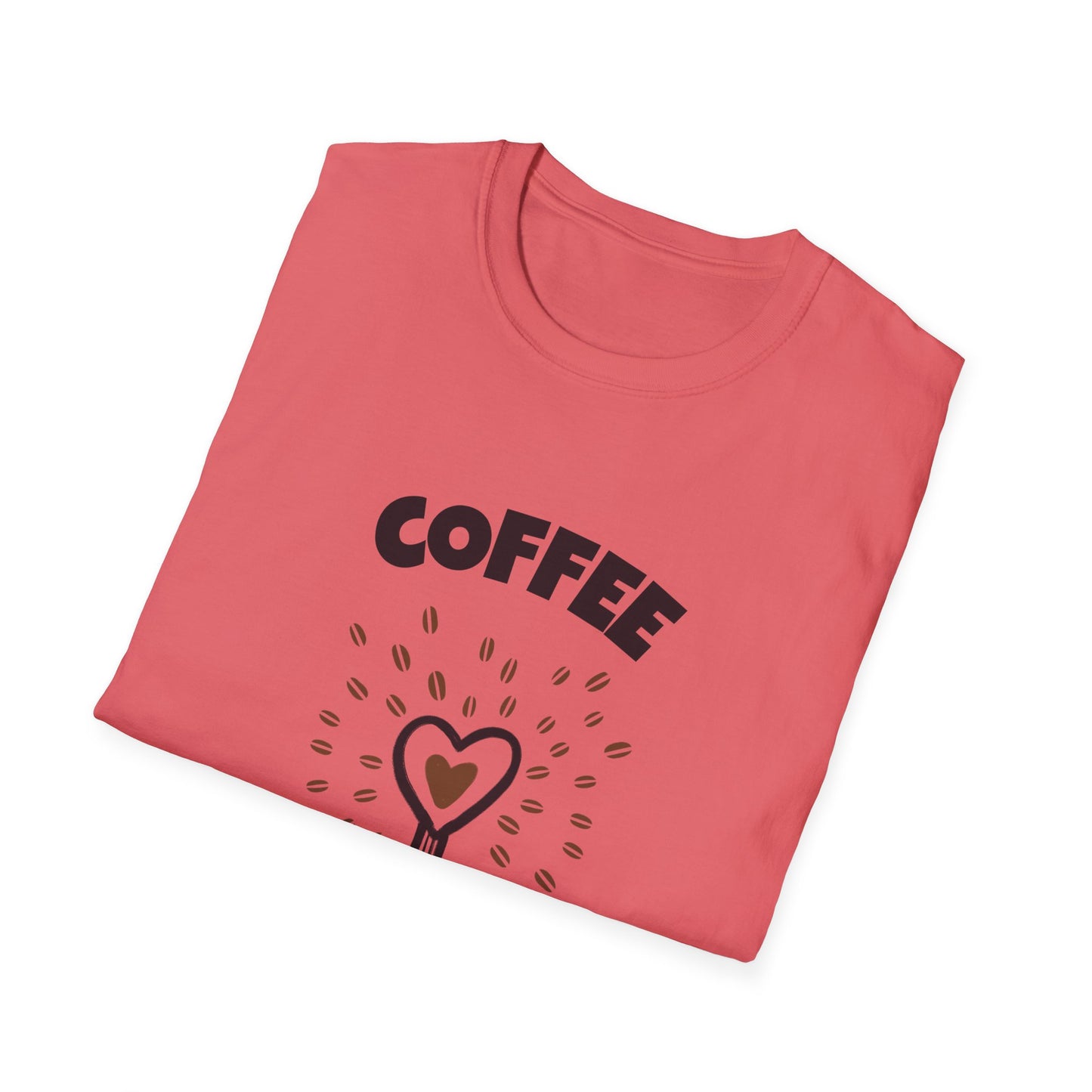 Coffee the Key to Survival Unisex Softstyle T-Shirt, Coffee Lover Tee, Funny Coffee Shirt, Gift for Coffee Drinkers, Coffee Obsessed Apparel