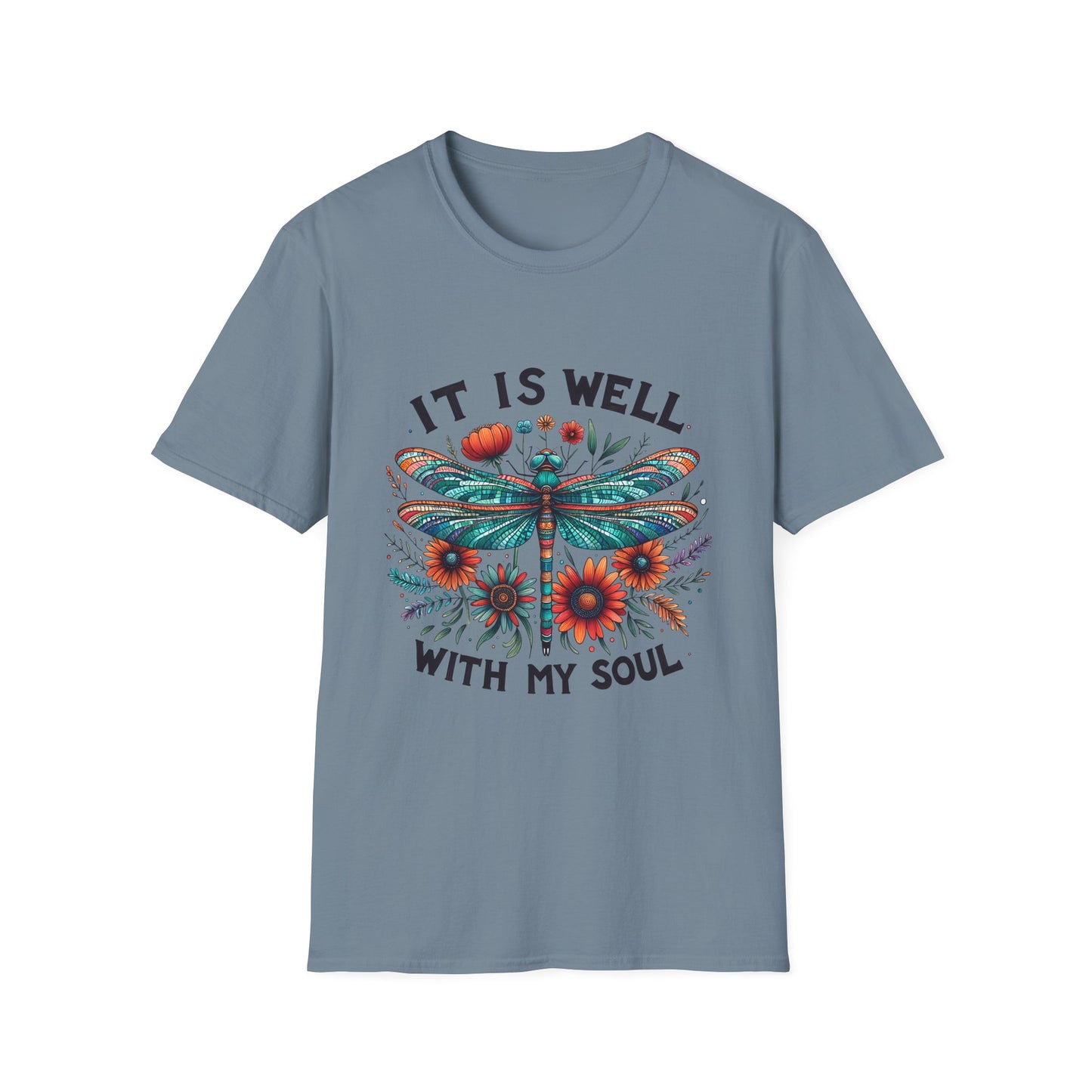 Faithful Soul Unisex Softstyle T-Shirt, Christian Graphic Tee, Inspirational Quote Shirt, Religious Gift, Comfort Fit Top