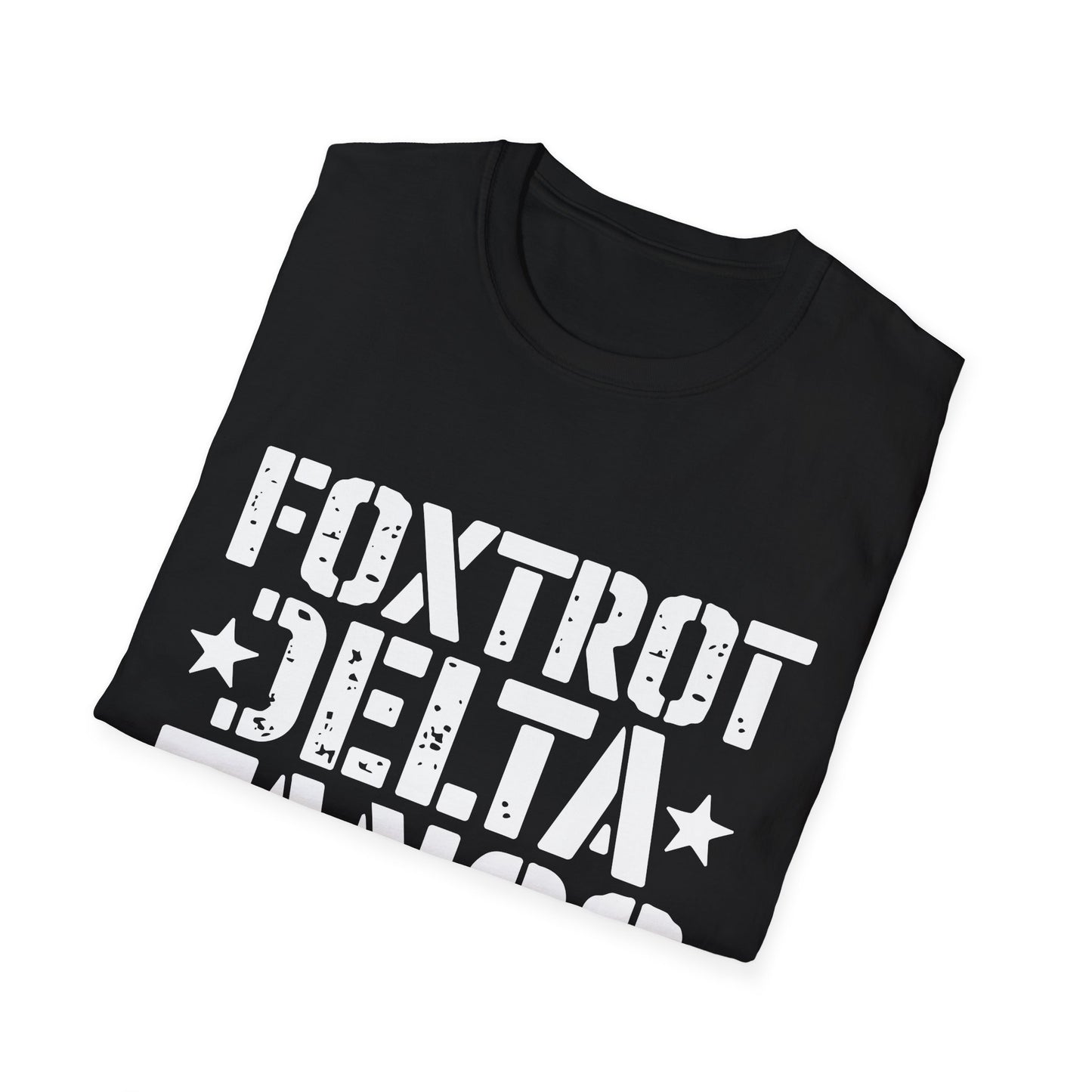 Delta Foxtrot Tango Resist Persist Prevail Unisex Softstyle T-Shirt, Protest Tee, Activist Shirt, Political Apparel, Military Alphabet Top