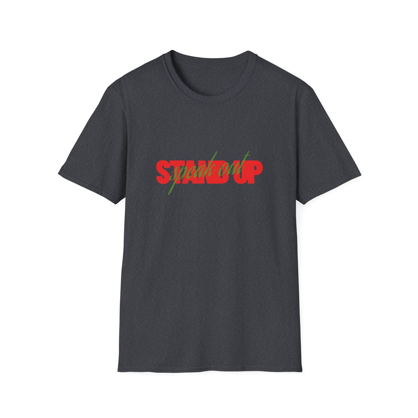 Stand Up, Speak Out, Unisex Softstyle T-Shirt, Civil Rights Movement Shirt, Black Lives Matter Apparel, African American Heritage Tee