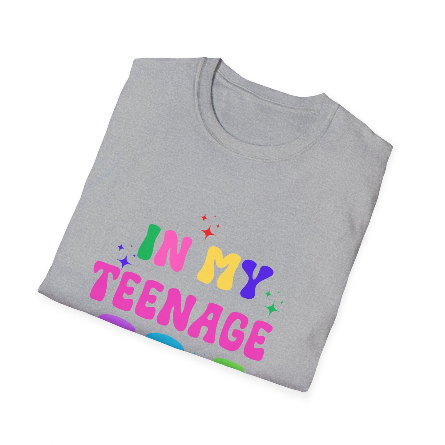 Vintage Vibes In My Teenage Era Unisex T-Shirt, Retro Graphic Tee, 90s Nostalgia Shirt, Hipster Fashion Top, Gift for Gen Z