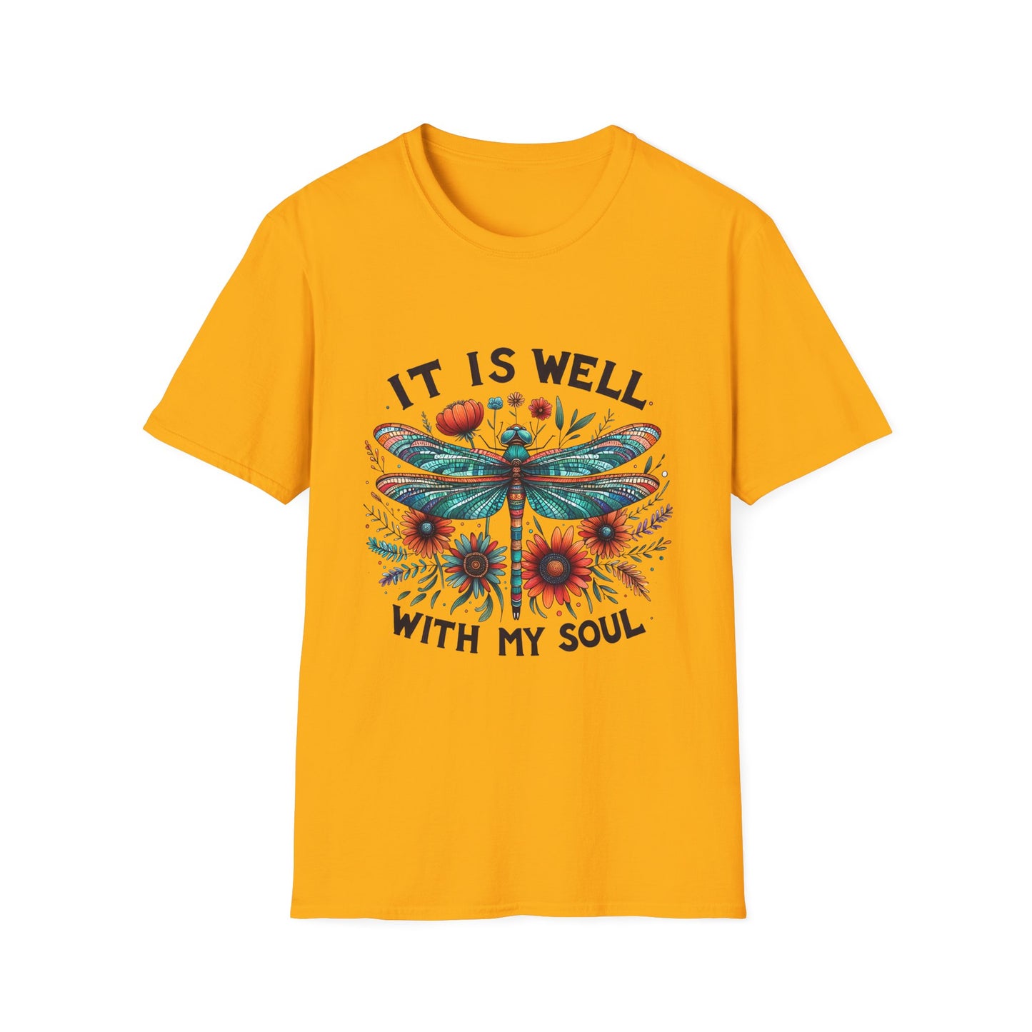 Faithful Soul Unisex Softstyle T-Shirt, Christian Graphic Tee, Inspirational Quote Shirt, Religious Gift, Comfort Fit Top