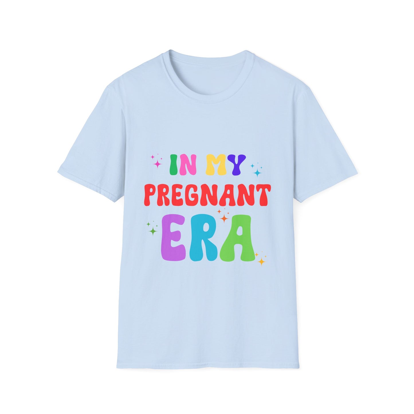 In My Pregnant Era Unisex T-Shirt - Funny Pregnancy Announcement Tee, Maternity Shirt, Baby Shower Gift, Gender Reveal Outfit, Mom to Be Top