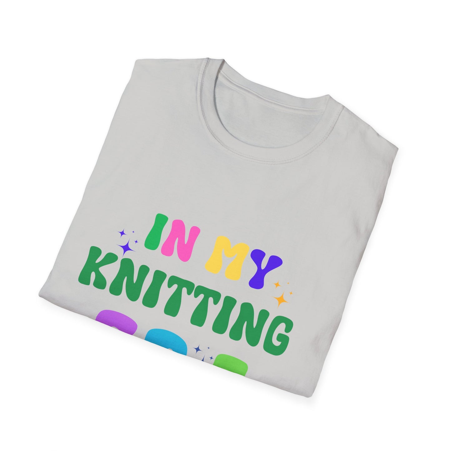 Knitting Era Unisex Softstyle T-Shirt, Knit Lover Gift Tee, Comfy Knitting Shirt, Knitter's Wardrobe Essential, Knitting Hobby Apparel
