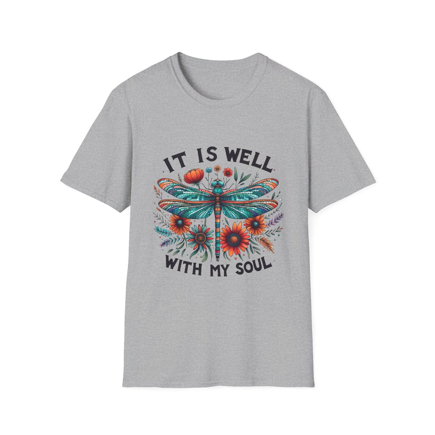 Faithful Soul Unisex Softstyle T-Shirt, Christian Graphic Tee, Inspirational Quote Shirt, Religious Gift, Comfort Fit Top