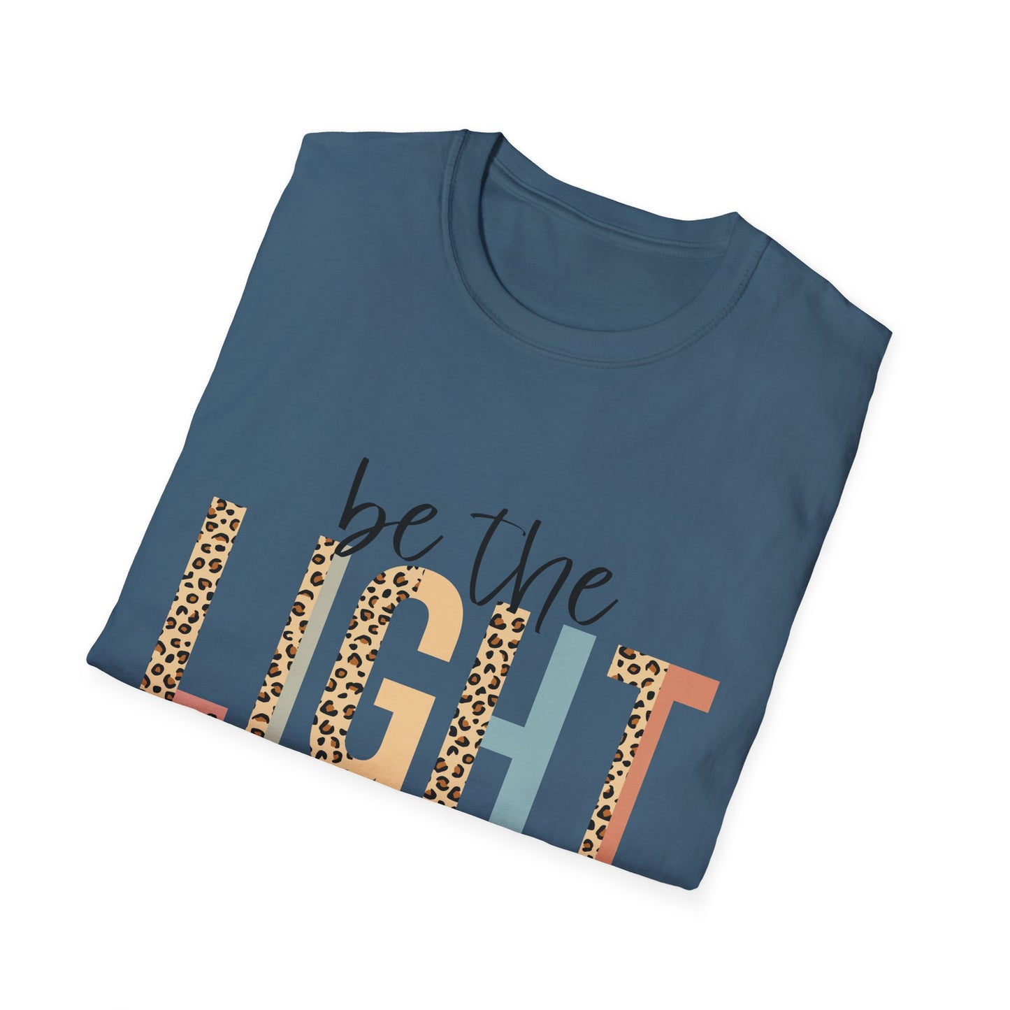 Religious Scripture Unisex T-Shirt, Inspirational Christian Tee, Be the Light Bible Verse Shirt, Matthew 5:14 Clothing, Spiritual Gift Top