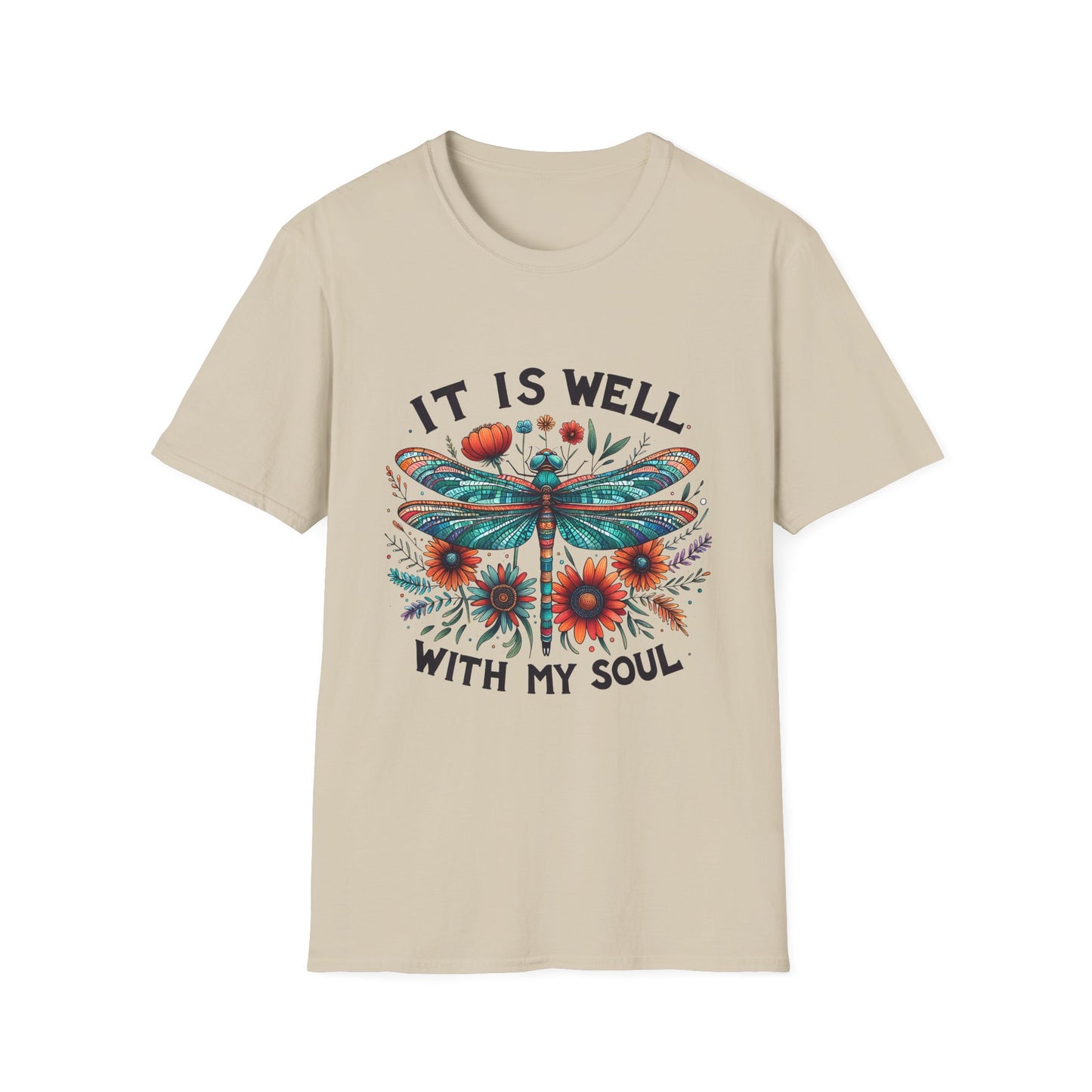 Faithful Soul Unisex Softstyle T-Shirt, Christian Graphic Tee, Inspirational Quote Shirt, Religious Gift, Comfort Fit Top