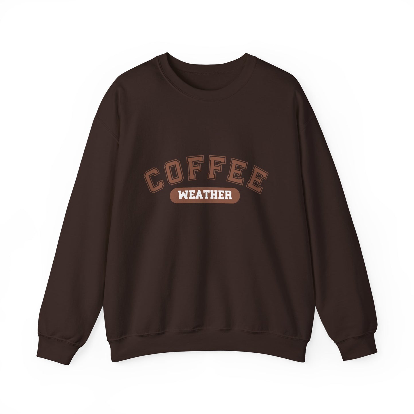 Coffee Weather Sweatshirt, Cozy Winter Jumper, Warm Fall Pullover, Gift for Coffee Lovers, Hygge Clothing, Comfy Sweater