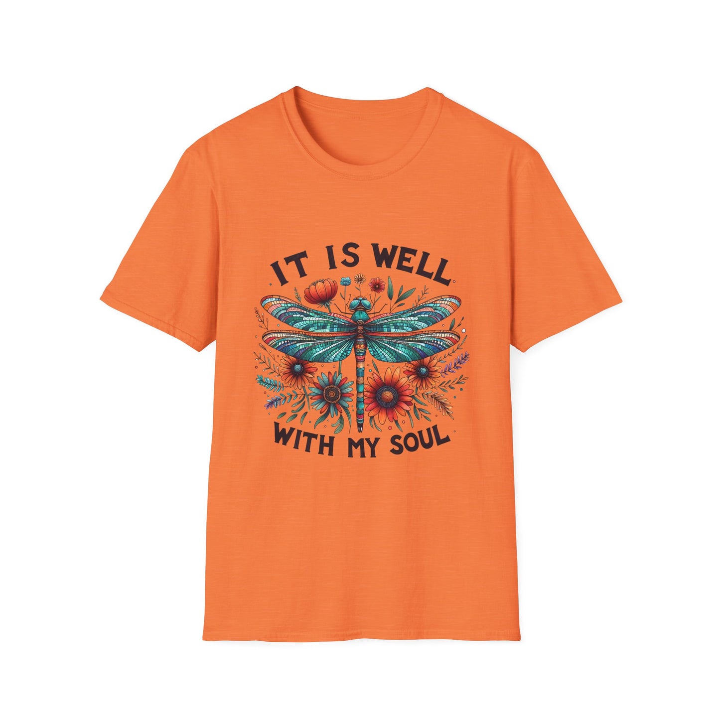 Faithful Soul Unisex Softstyle T-Shirt, Christian Graphic Tee, Inspirational Quote Shirt, Religious Gift, Comfort Fit Top