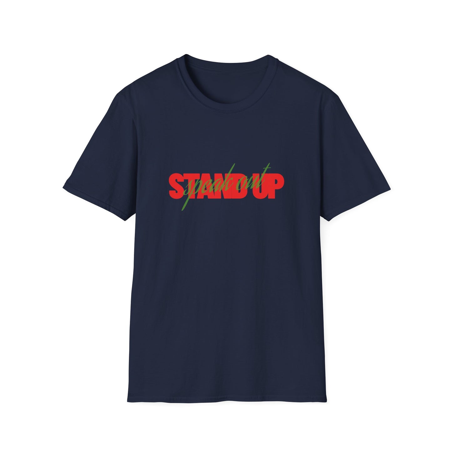 Stand Up, Speak Out, Unisex Softstyle T-Shirt, Civil Rights Movement Shirt, Black Lives Matter Apparel, African American Heritage Tee