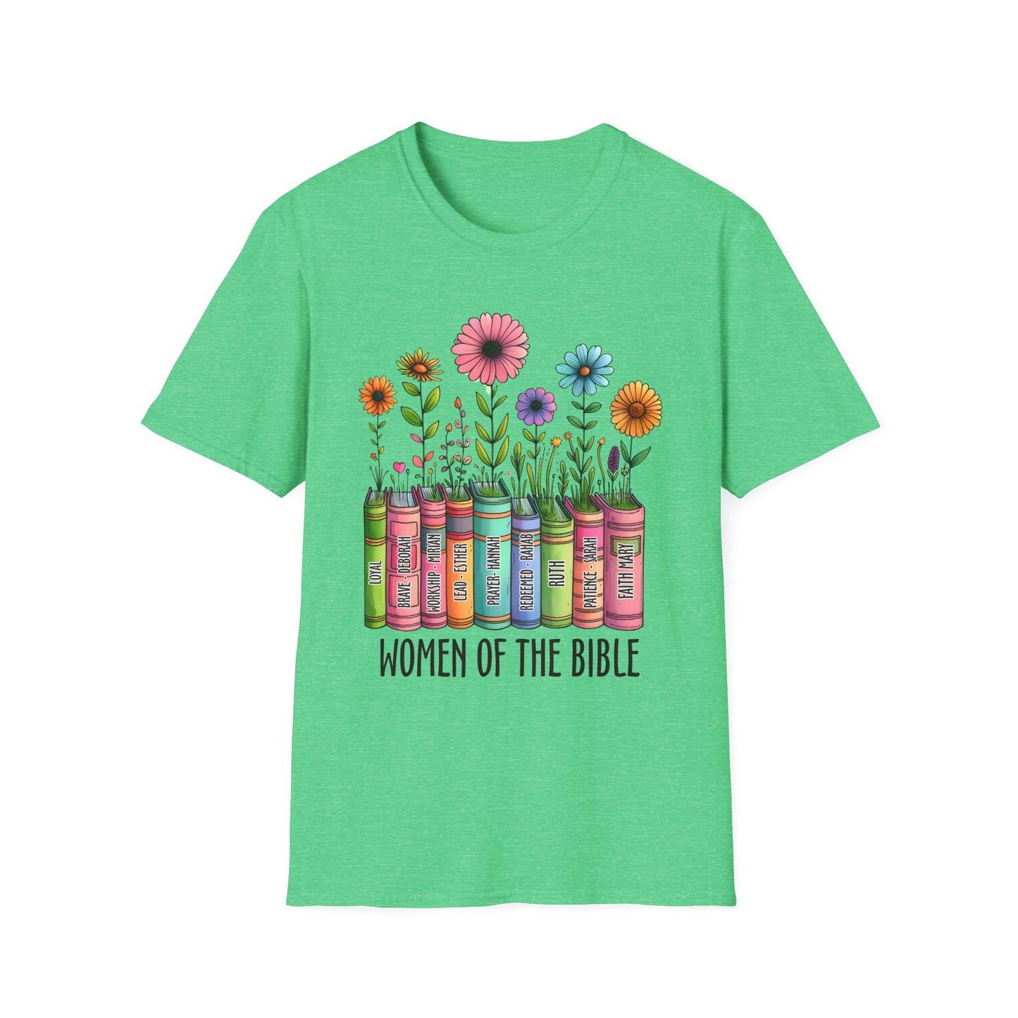 Women of the Bible Unisex Softstyle T-Shirt, Religious Christian Tee, Biblical Clothing, Faith Shirt, Inspirational Top