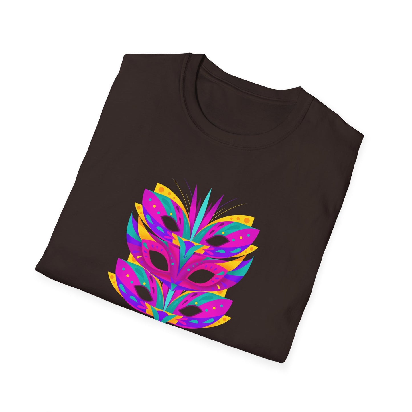Mardi Gras is my Biggest Favorite Mistake Unisex Softstyle T-Shirt, Party SHirt, Fat Tuesday tee