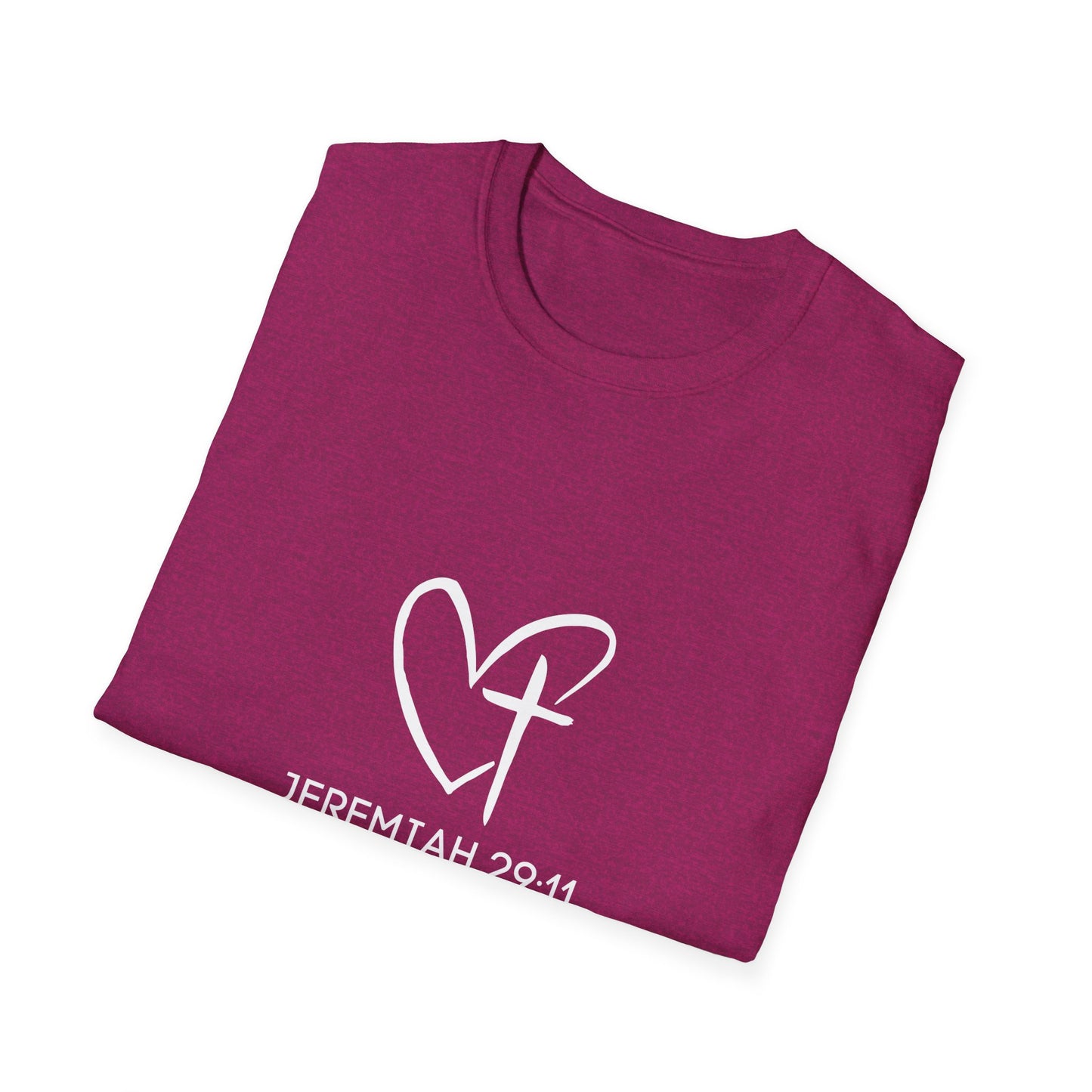 Jeremiah 29:11 Christian T-Shirt, Inspirational Bible Verse Tee Shirt, Religious Scripture Clothing, Comfortable Soft Cotton Men's/Women's